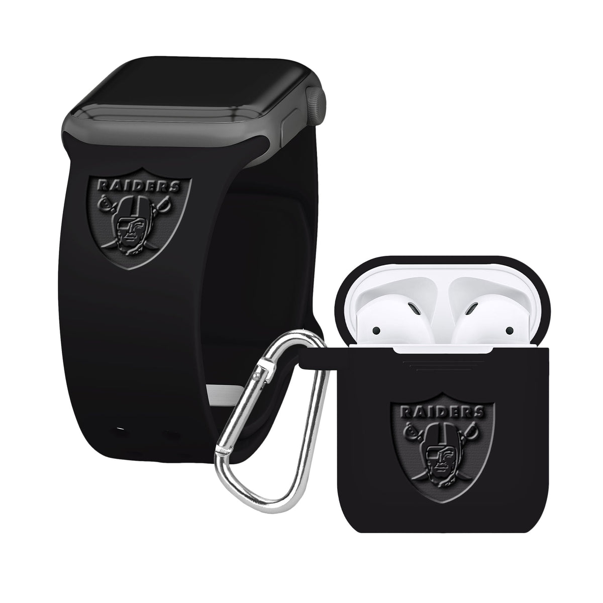 Game Time Las Vegas Raiders Engraved Apple Combo Package