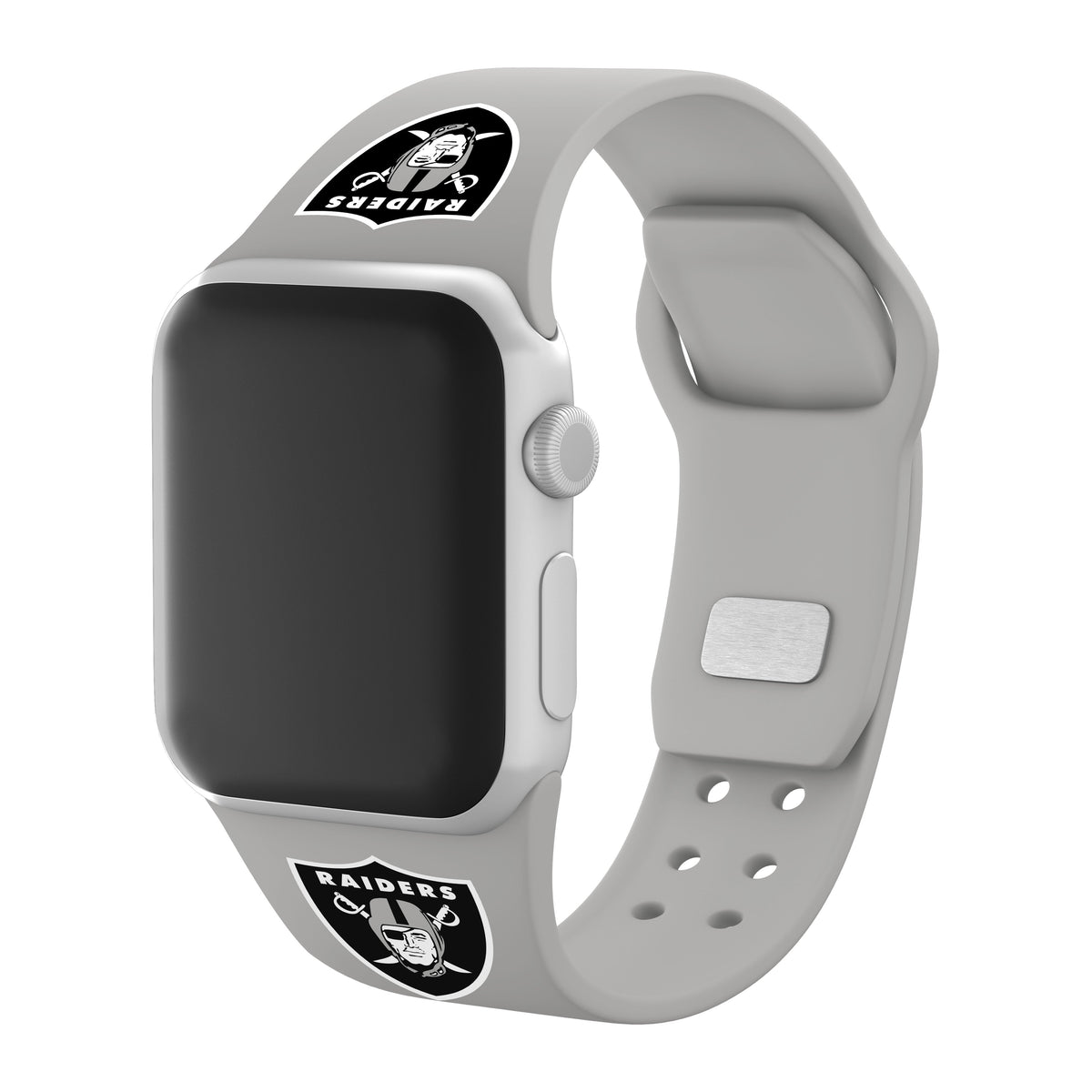 Game Time Las Vegas Raiders Silicone Apple Watch Band