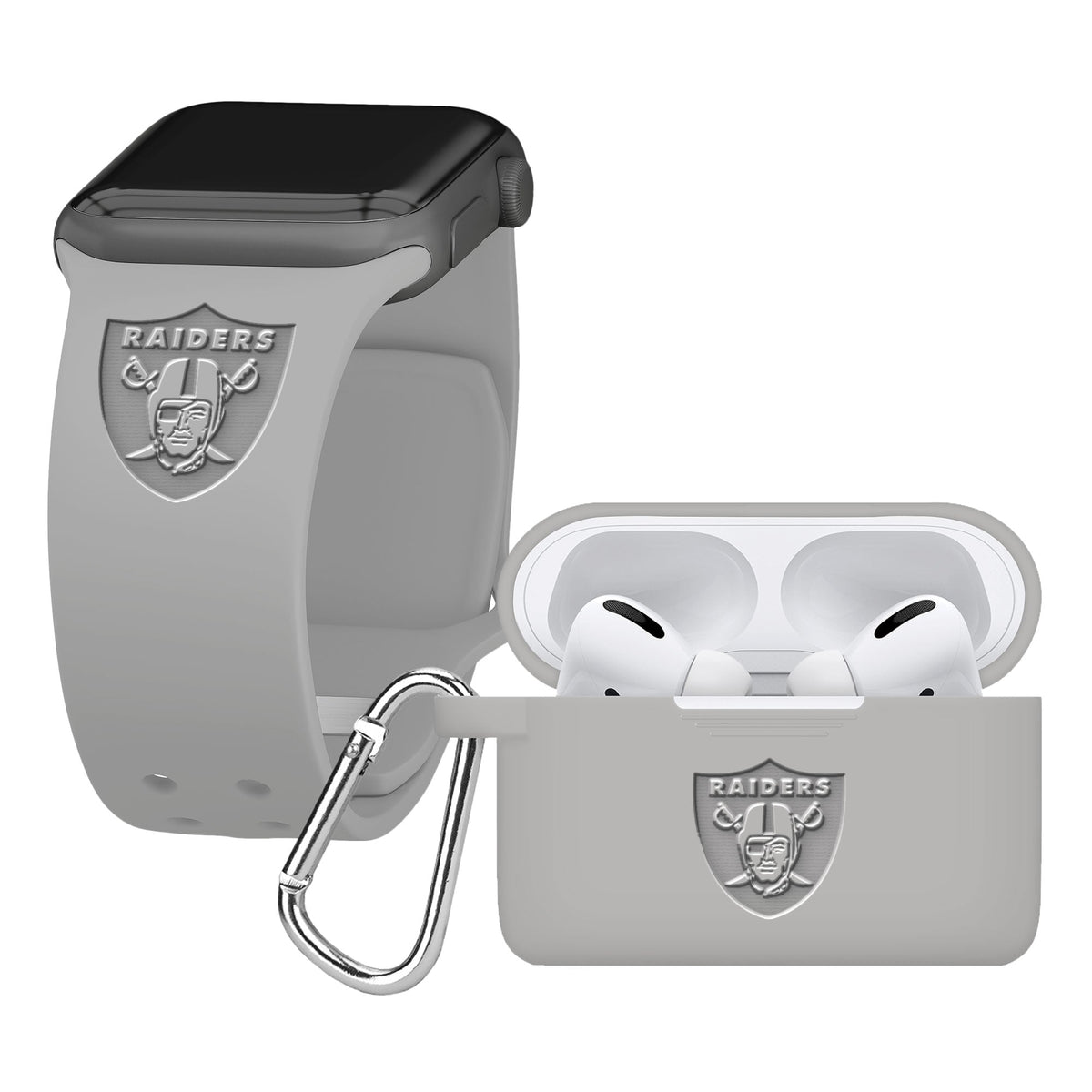 Game Time Las Vegas Raiders Engraved Apple Pro Combo Package