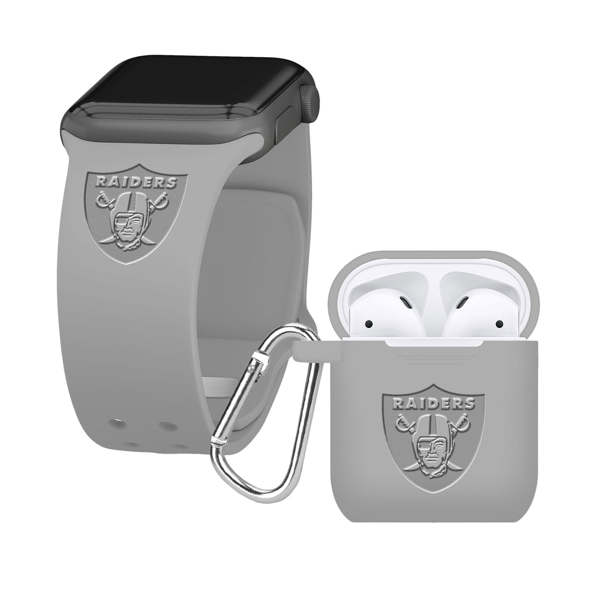 Game Time Las Vegas Raiders Engraved Apple Combo Package