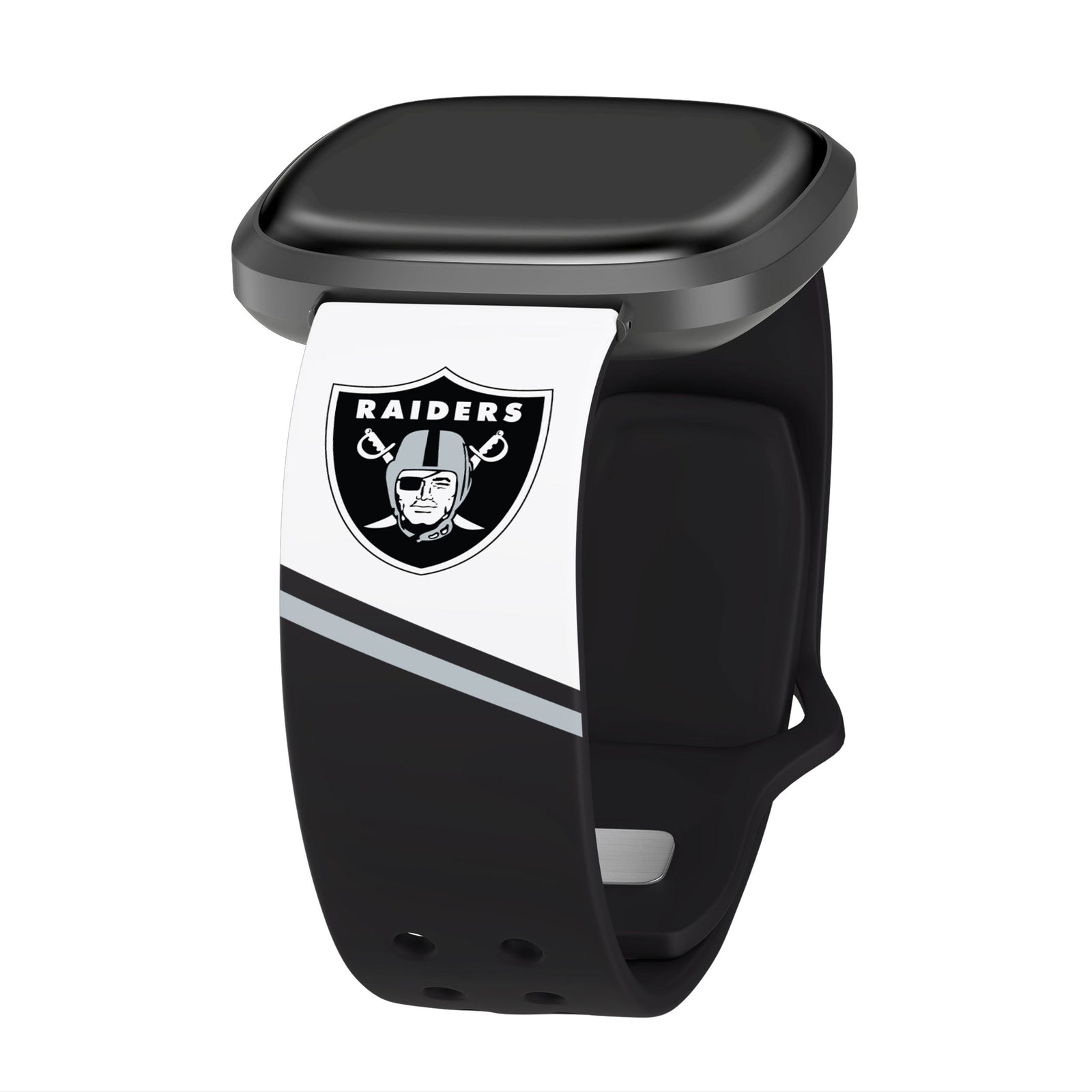Las Vegas Raiders HD Champion Series Fitbit Versa 3 & Sense Watch Band