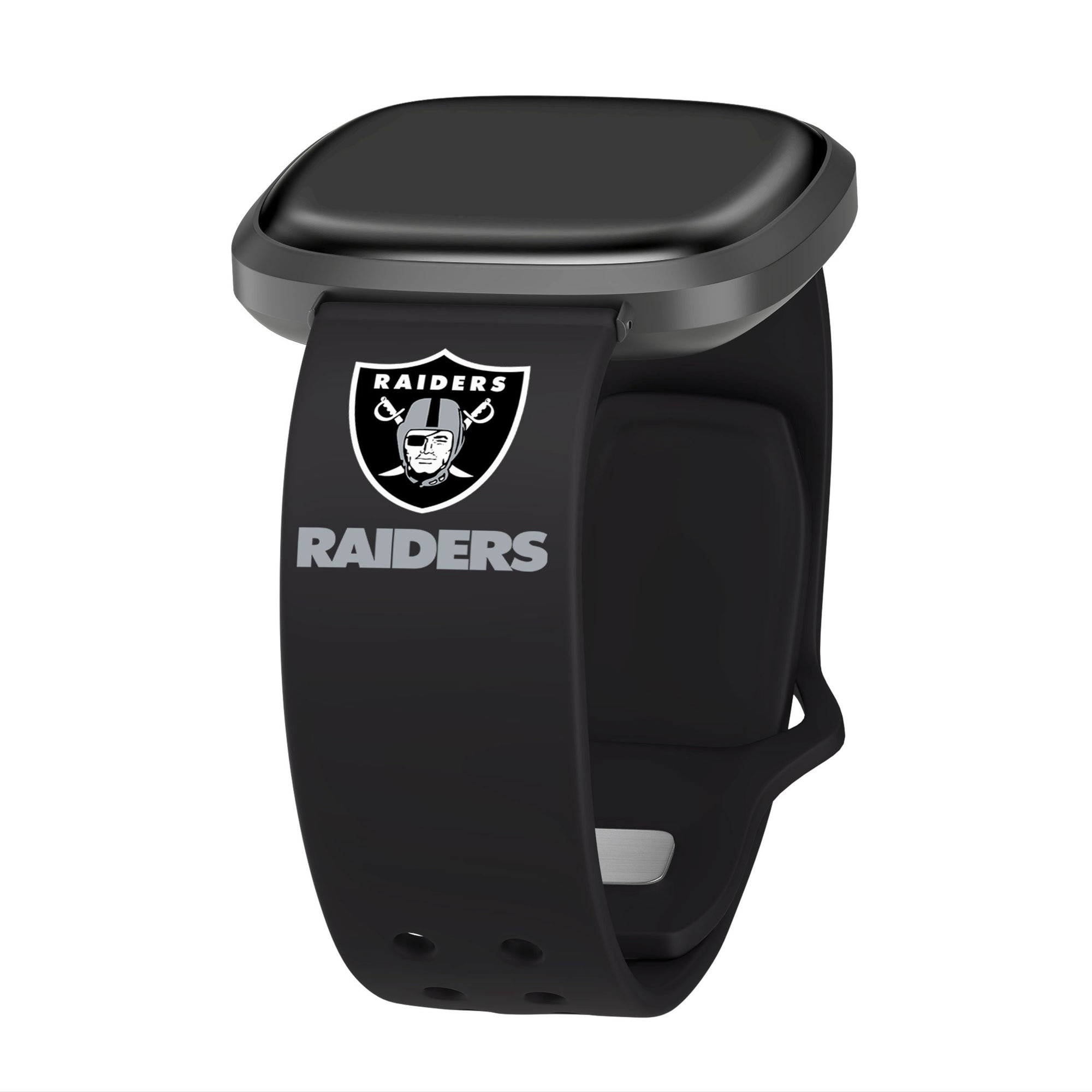 GAME TIME Las Vegas Raiders HD Elite Edition Fitbit Versa 3 & Sense Watch Band