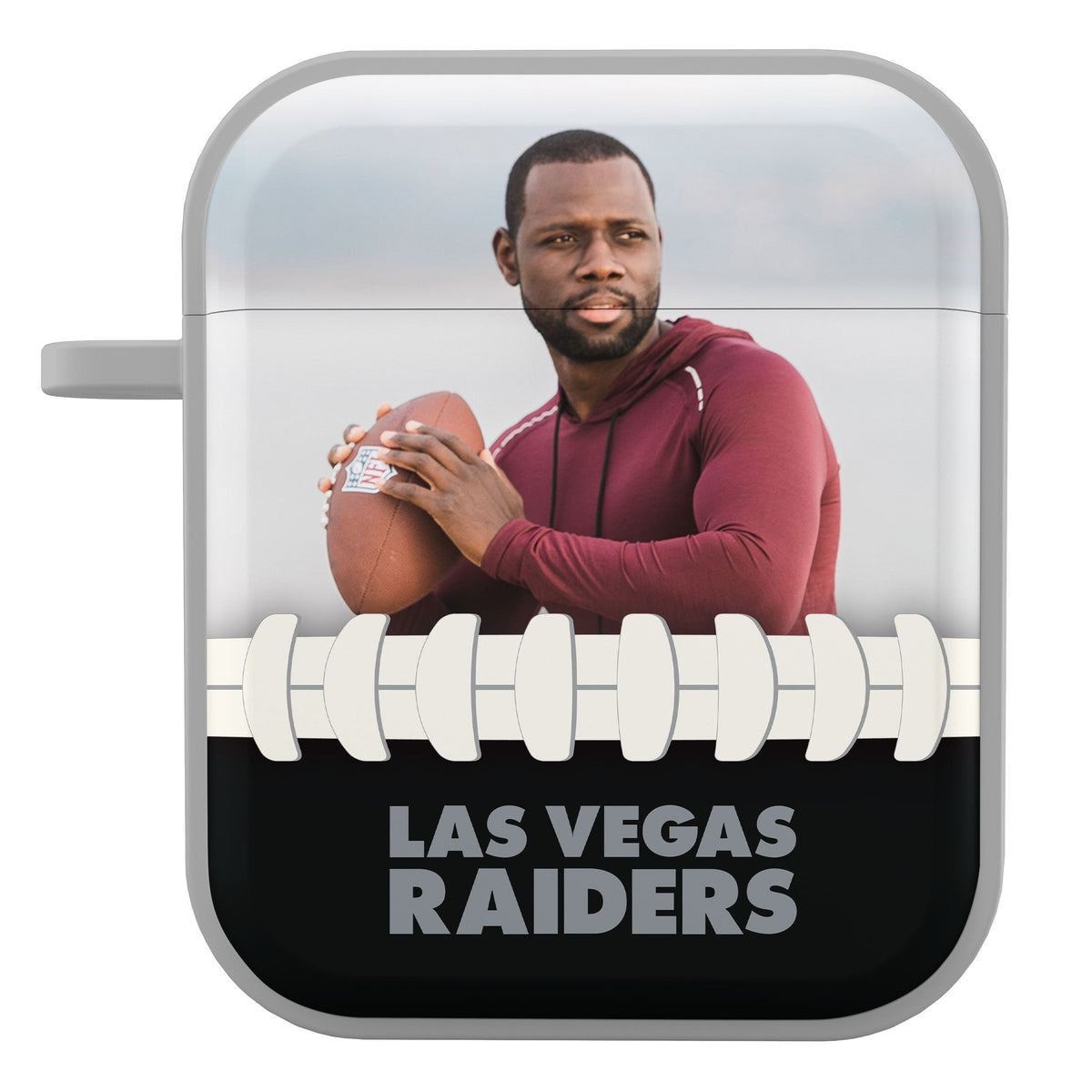 Las Vegas Raiders Custom Photo HDX Apple AirPods Gen 1 &amp; 2 Case Cover
