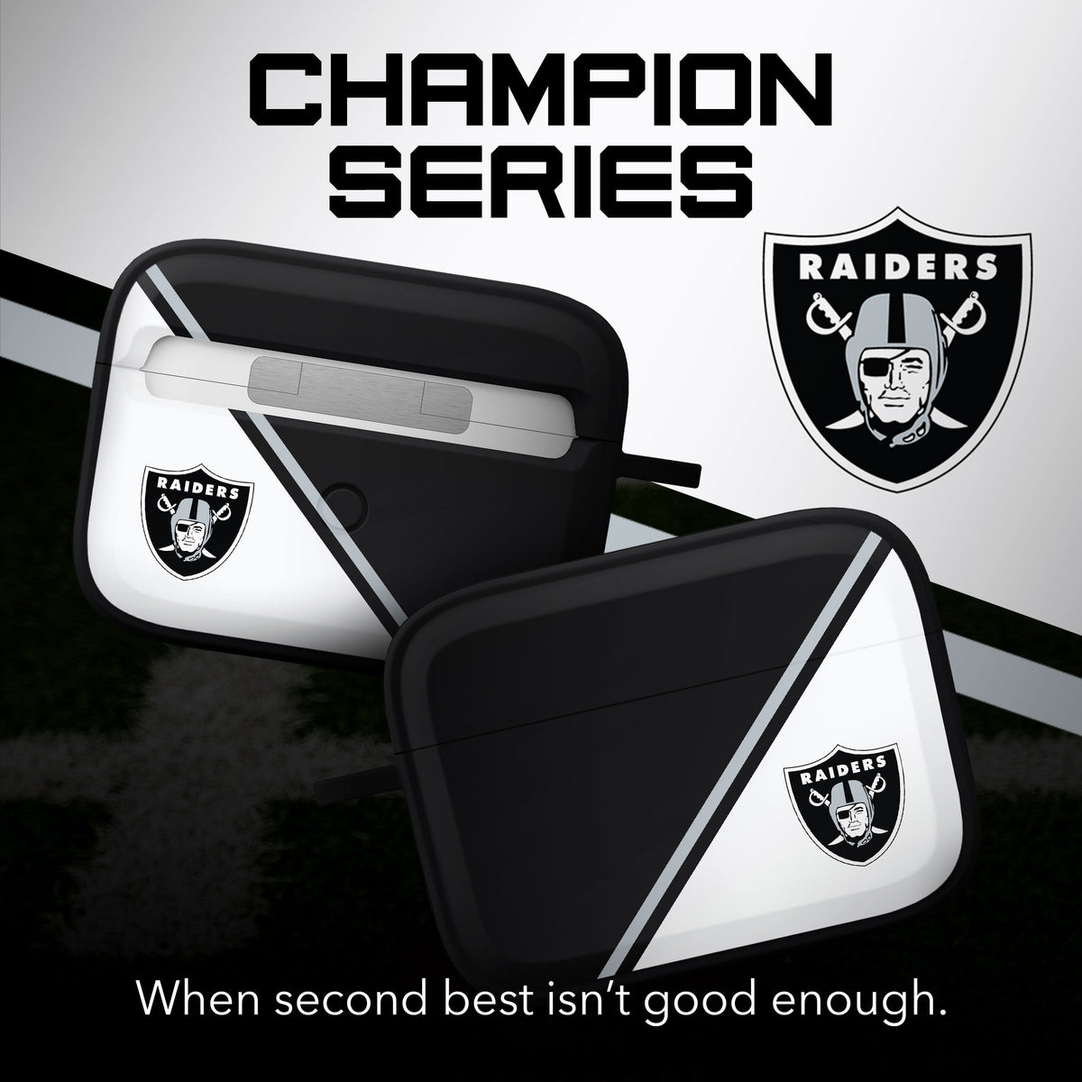 Las Vegas Raiders HDX Champion Series Case Cover Compatible with Apple AirPods Pro