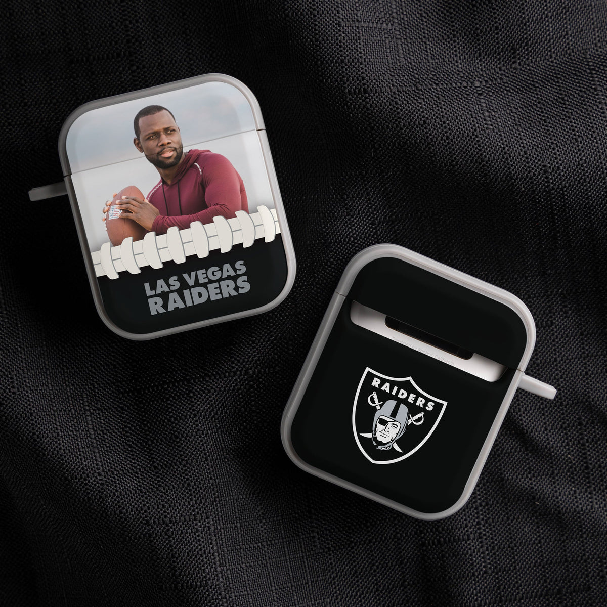 Las Vegas Raiders Custom Photo HDX Apple AirPods Gen 1 &amp; 2 Case Cover