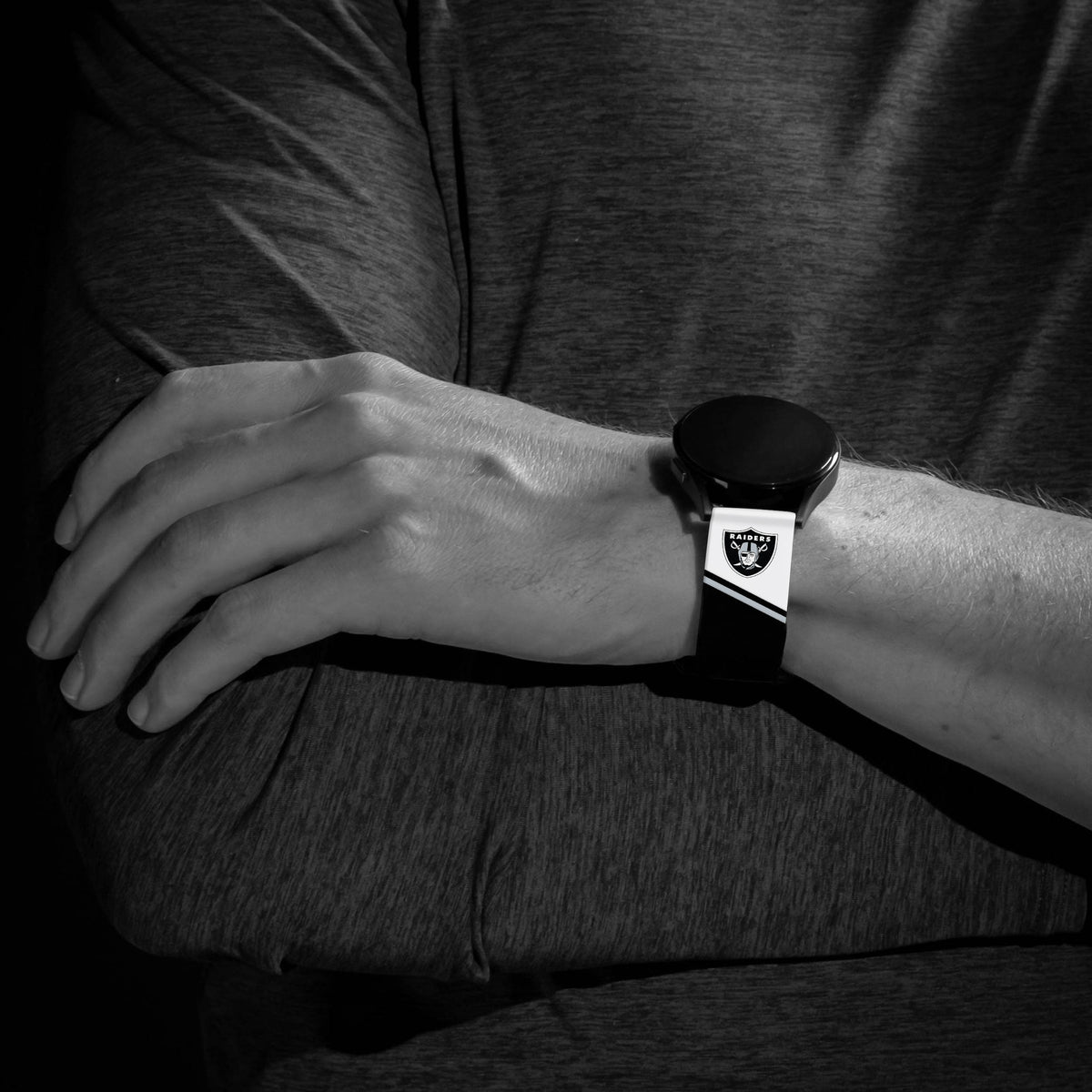 Las Vegas Raiders HD Champion Series Samsung Galaxy Watch Band