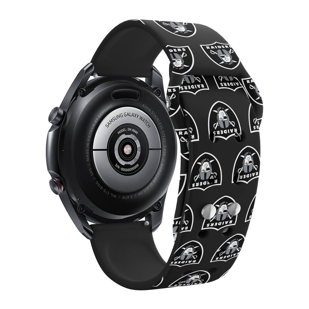 Game Time Las Vegas Raiders Quick Change HD Watch Band