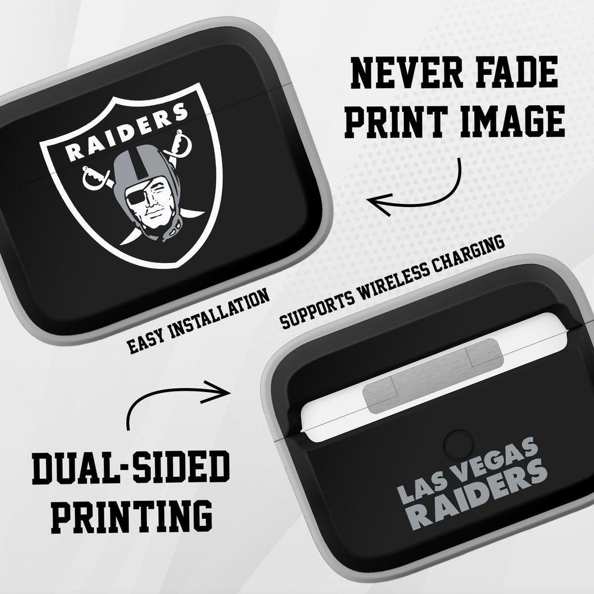 Las Vegas Raiders HDX Apple AirPods Pro Case Cover