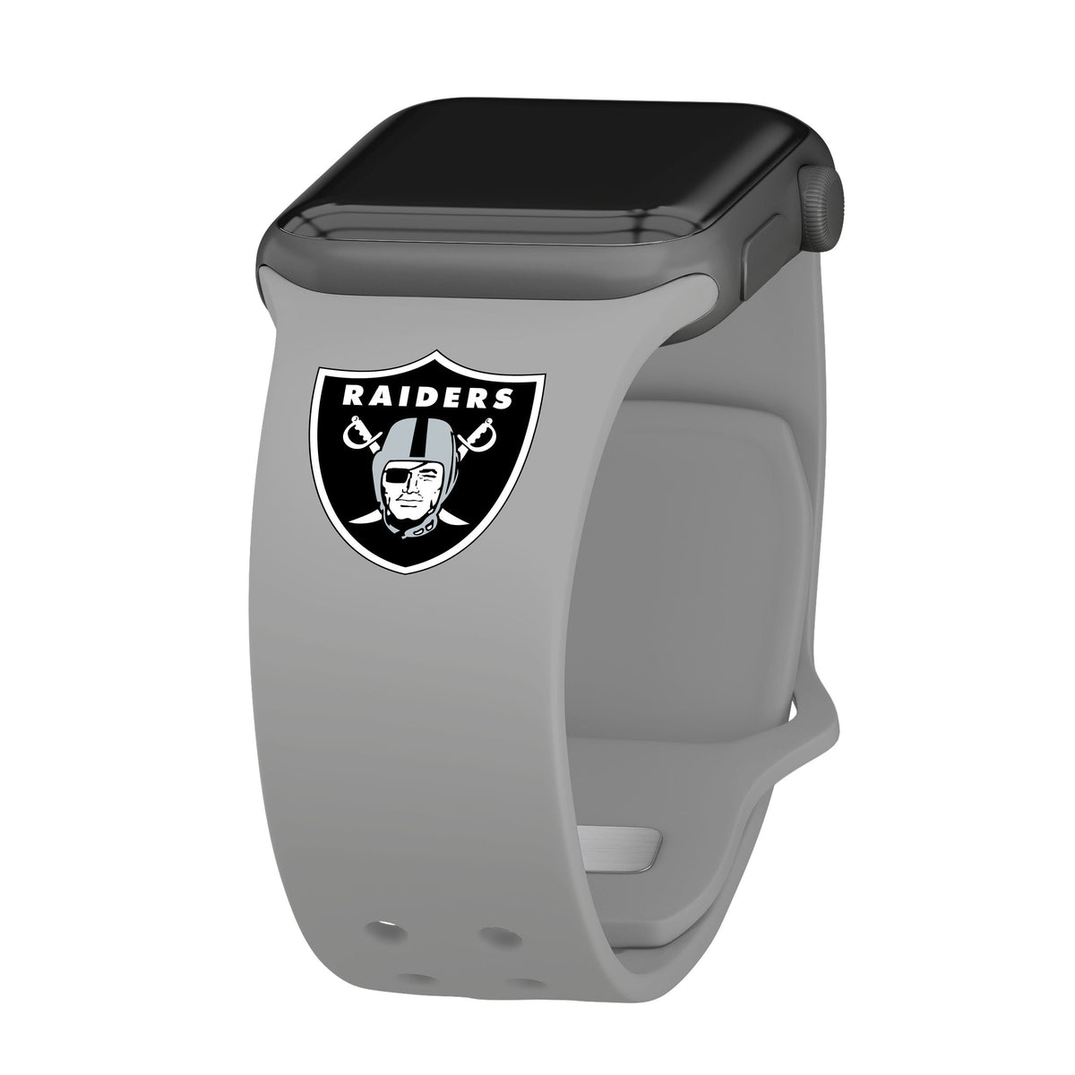 Game Time Las Vegas Raiders Silicone Apple Watch Band