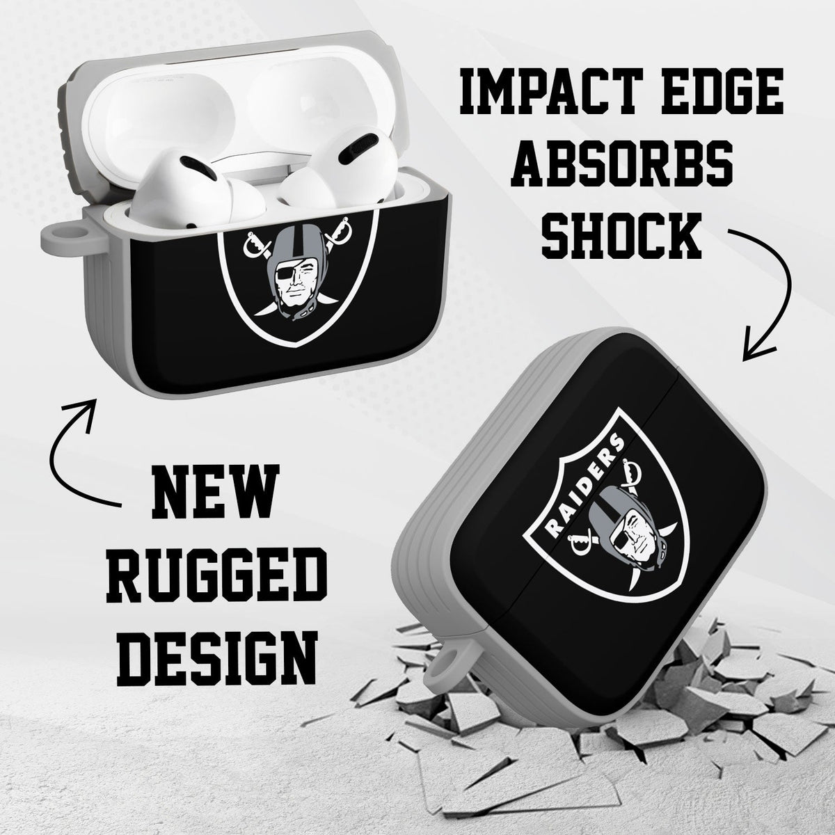Las Vegas Raiders HDX Apple AirPods Pro Case Cover