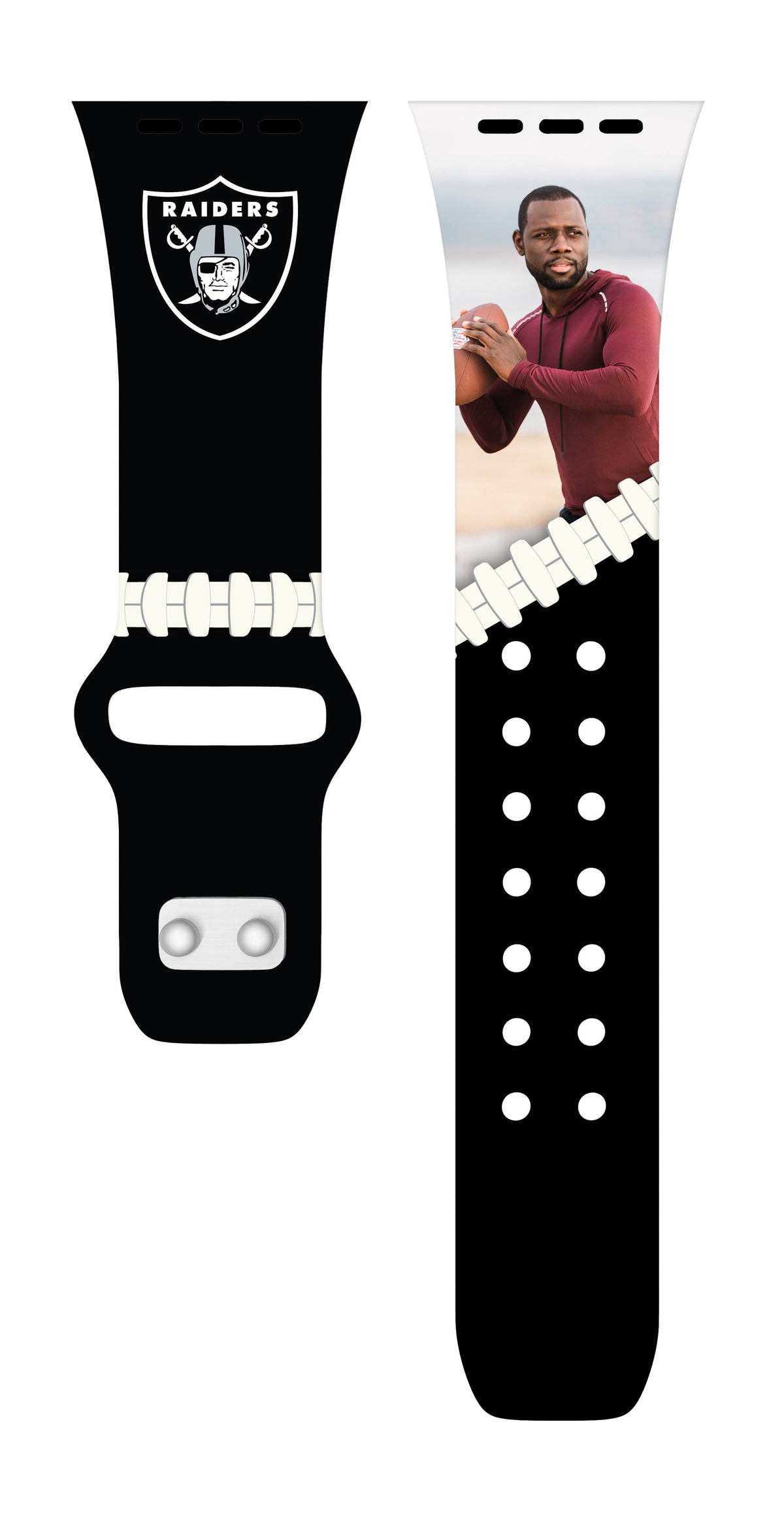 Las Vegas Raiders Custom Photo HD Apple Watch Band