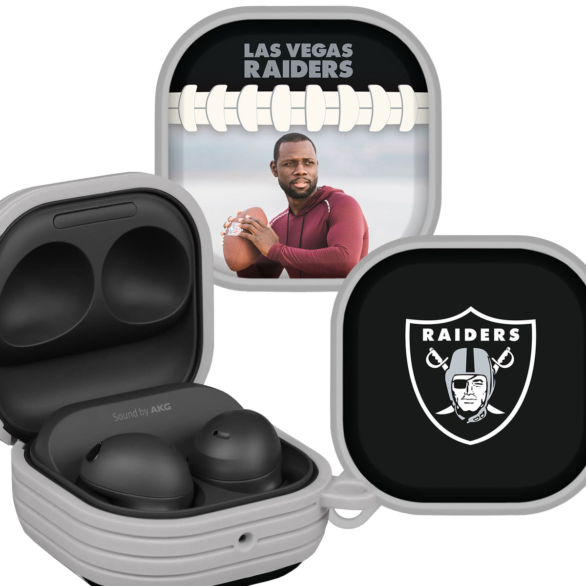 Las Vegas Raiders Custom Photo HDX Samsung Galaxy Buds Pro Case Cover