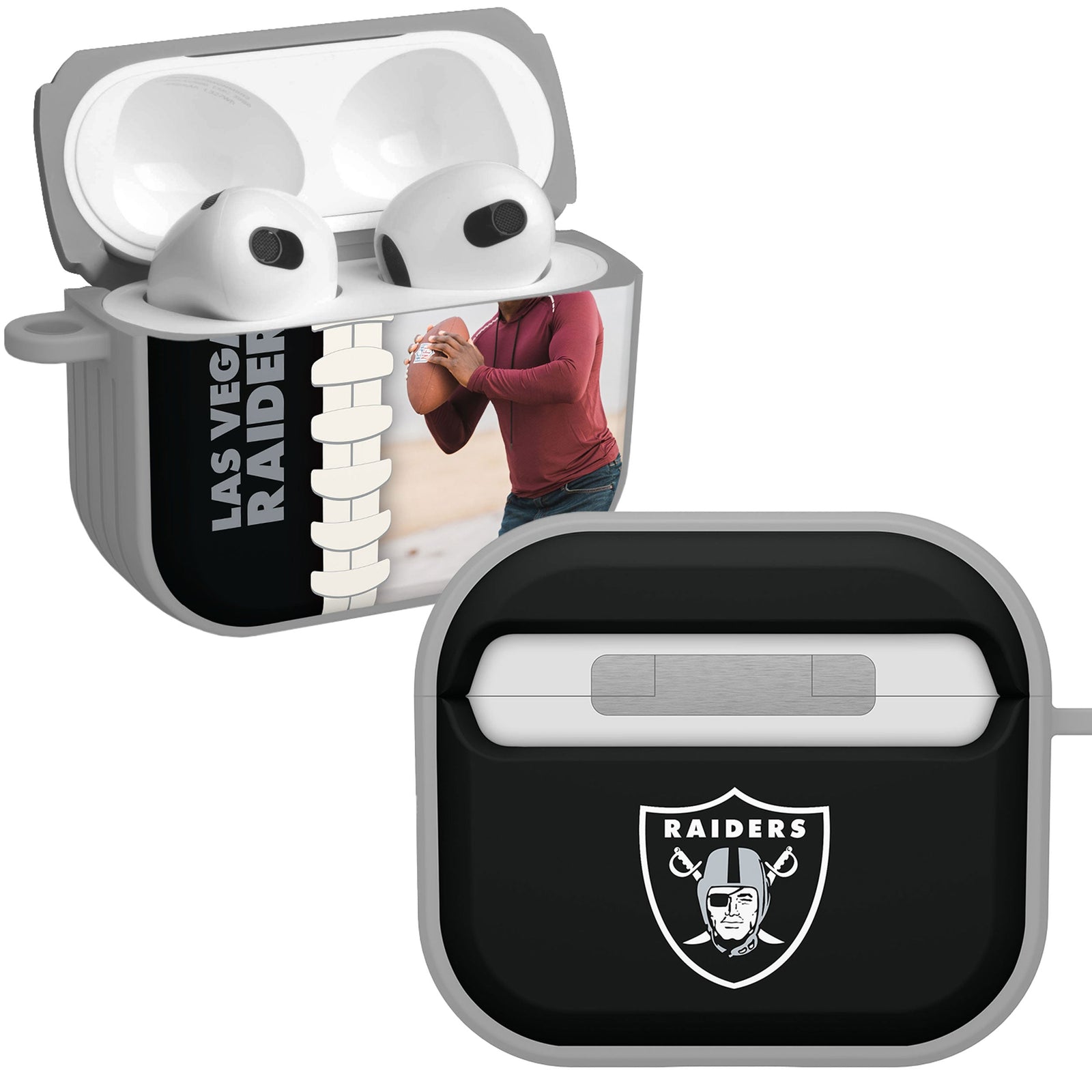 Las Vegas Raiders Custom Photo HDX Apple AirPods Gen 3 Case Cover