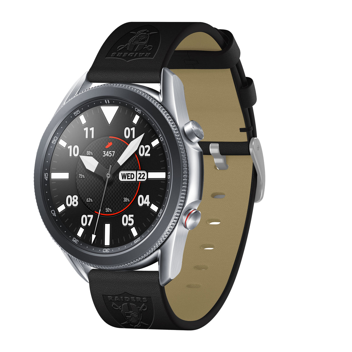 Las Vegas Raiders Quick Change Leather Watch Band - USA Sewn - AffinityBands