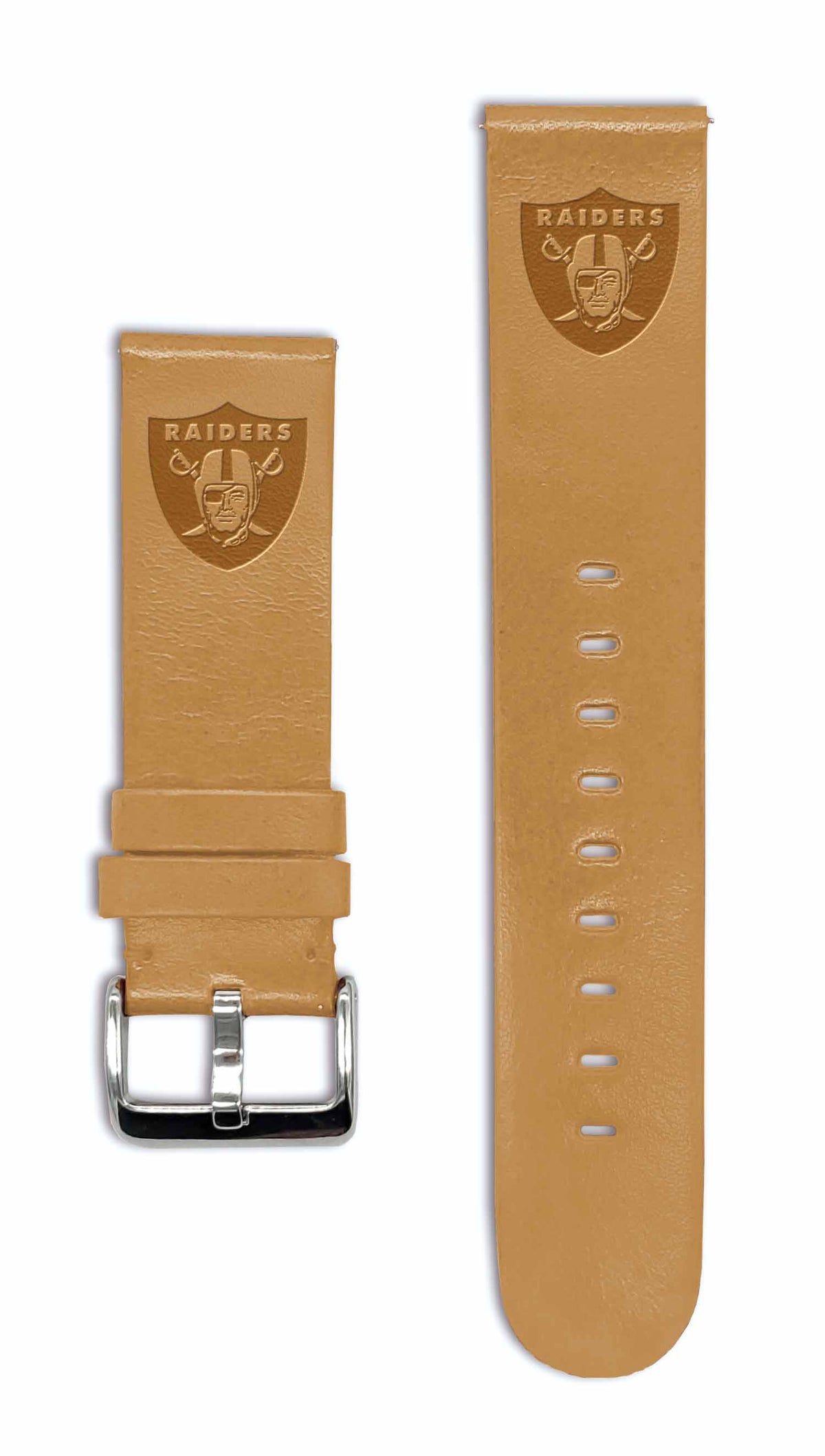 Las Vegas Raiders Quick Change Leather Watch Band - USA Sewn - AffinityBands