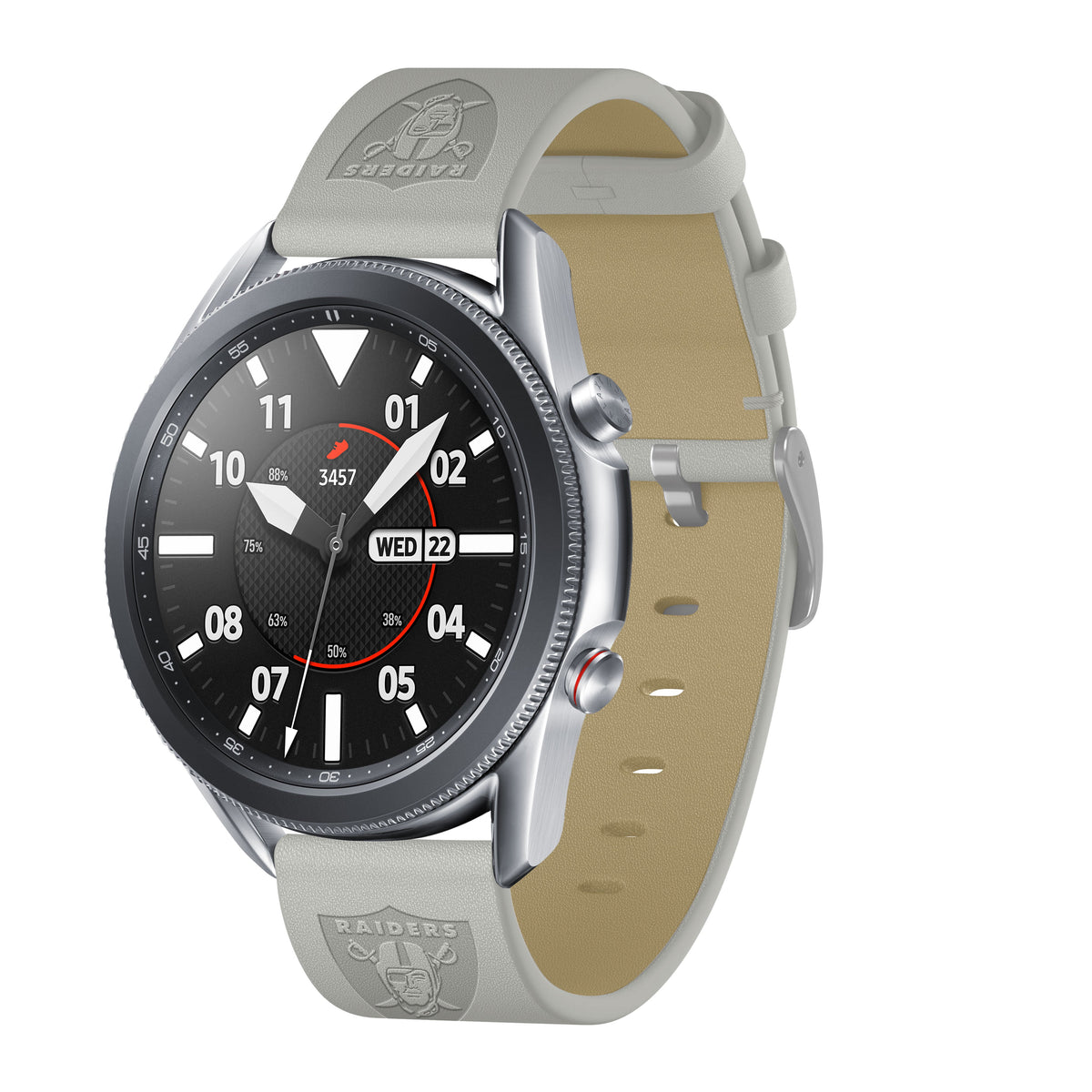 Las Vegas Raiders Quick Change Leather Watch Band - USA Sewn - AffinityBands