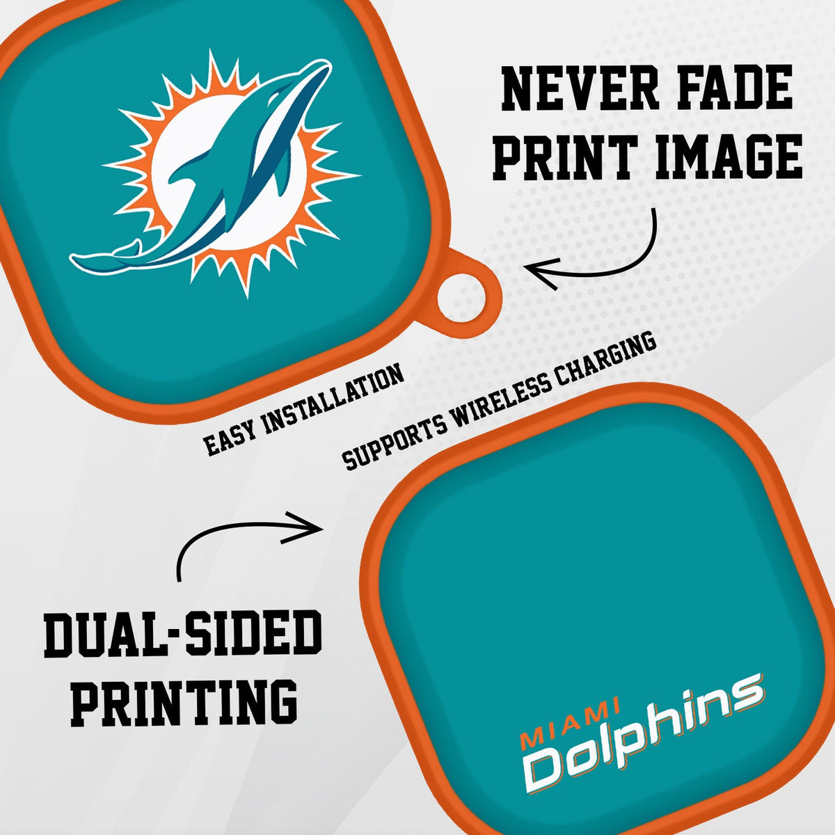 Miami Dolphins HDX Samsung Galaxy Buds Pro Case Cover