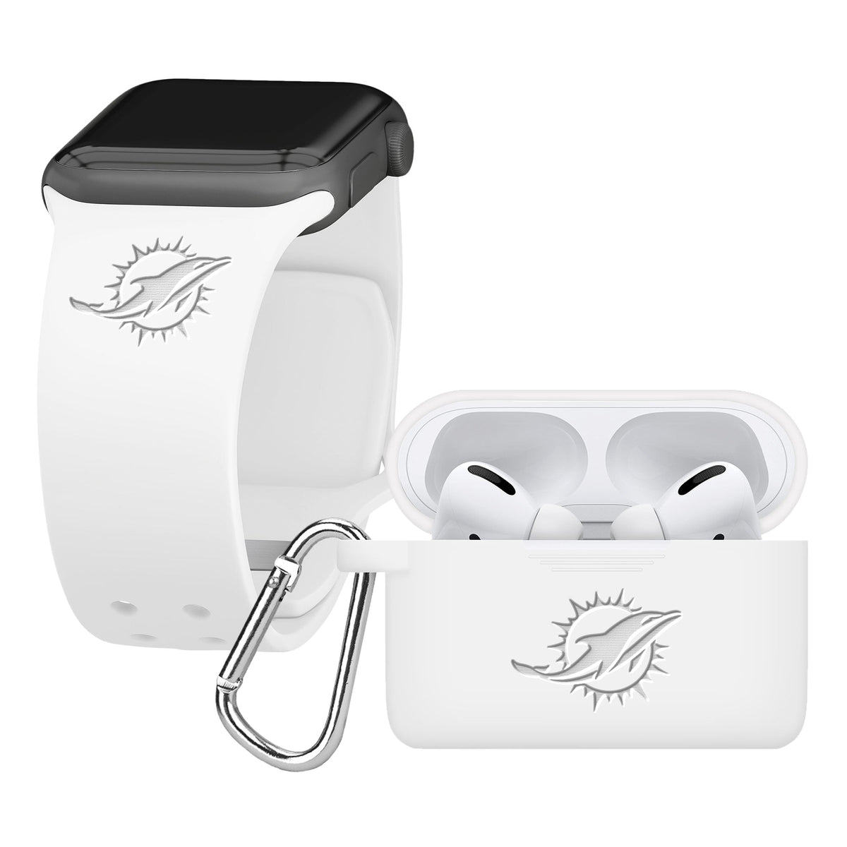 Game Time Miami Dolphins Engraved Apple Pro Combo Package