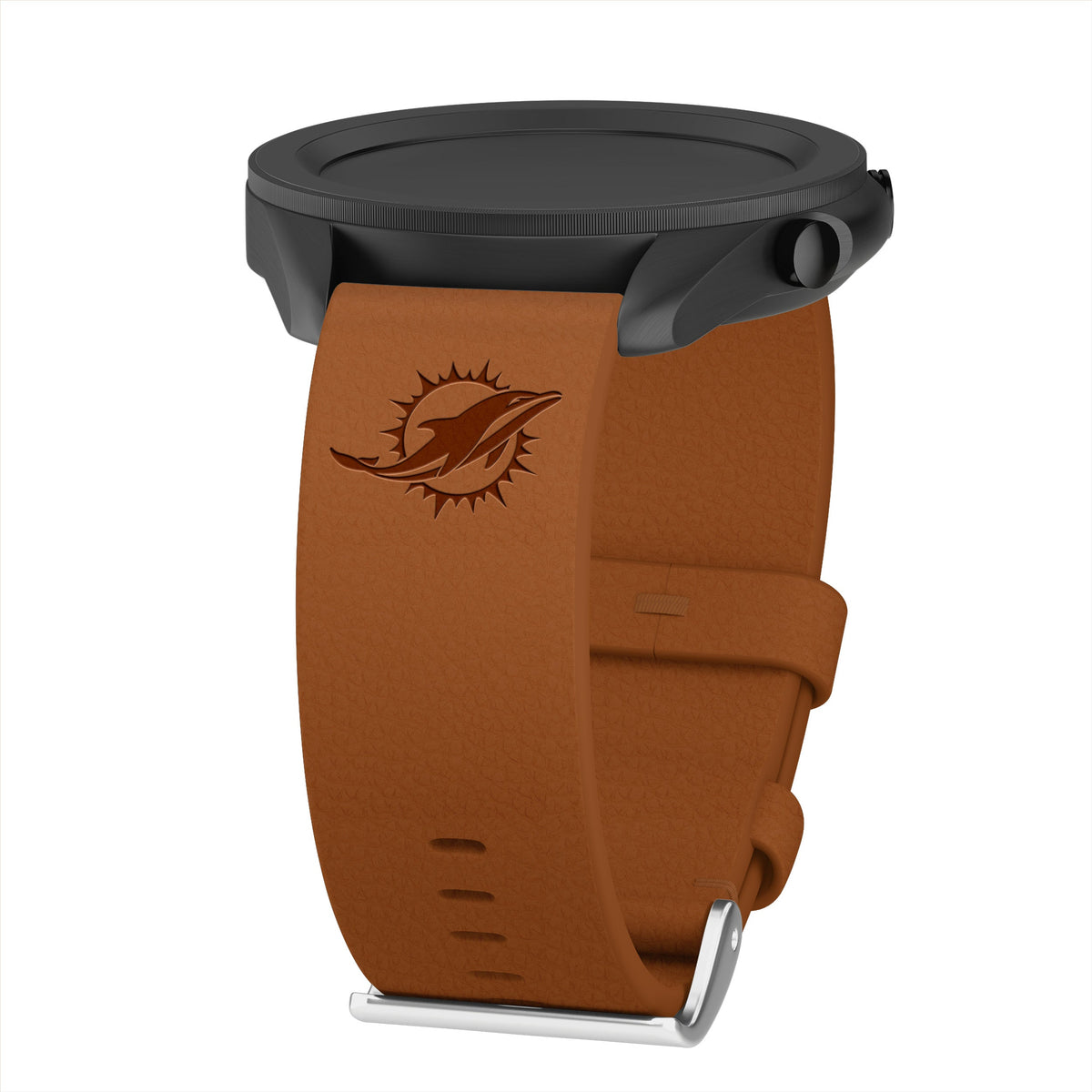 Game Time Miami Dolphins Leather Watch Bands