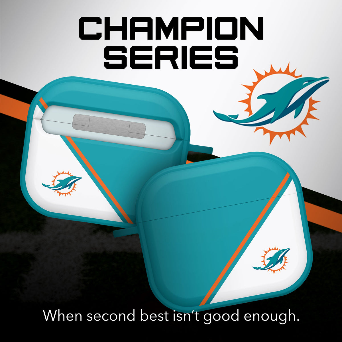 Miami Dolphins HDX Champion Series Apple AirPods Gen 3 Case Cover