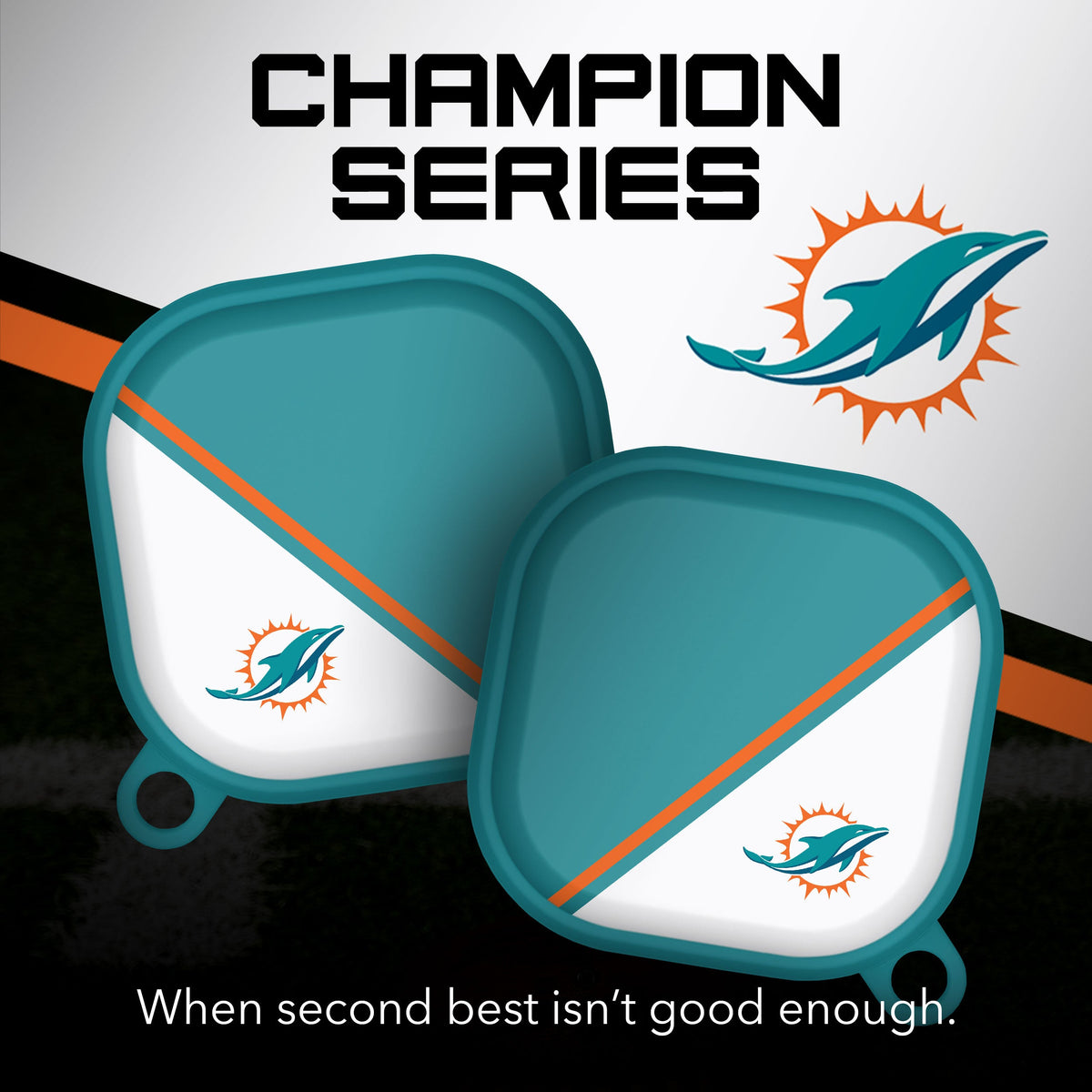 Miami Dolphins HDX Champion Series Samsung Galaxy Buds Pro Case Cover