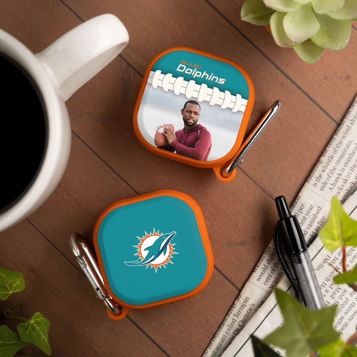 Miami Dolphins Custom Photo HDX Samsung Galaxy Buds Pro Case Cover