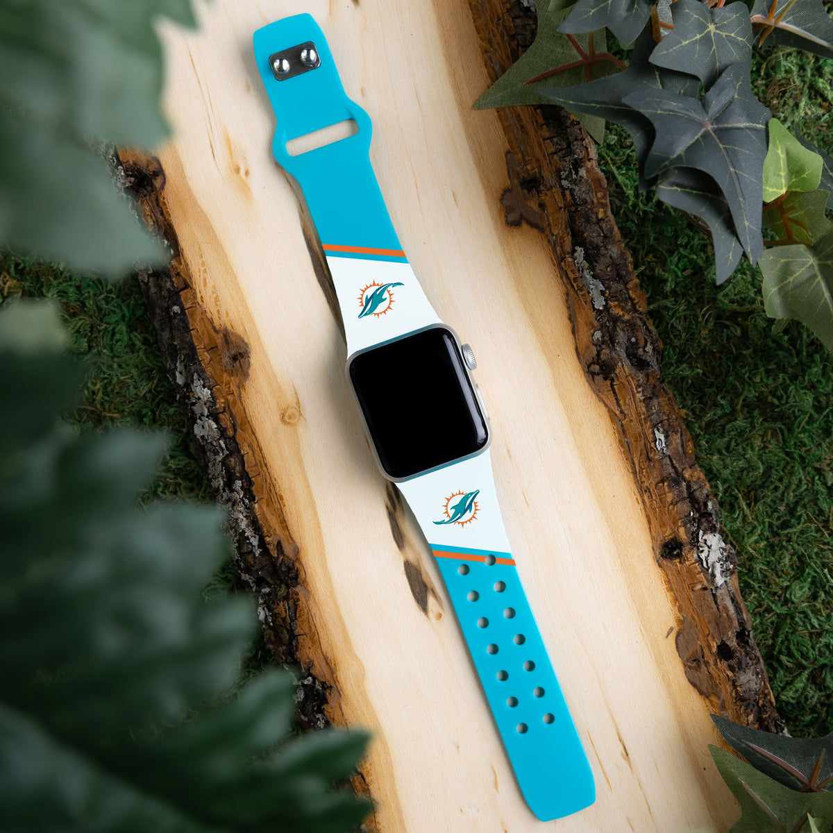 Miami Dolphins HD Champion Series Apple Watch Band
