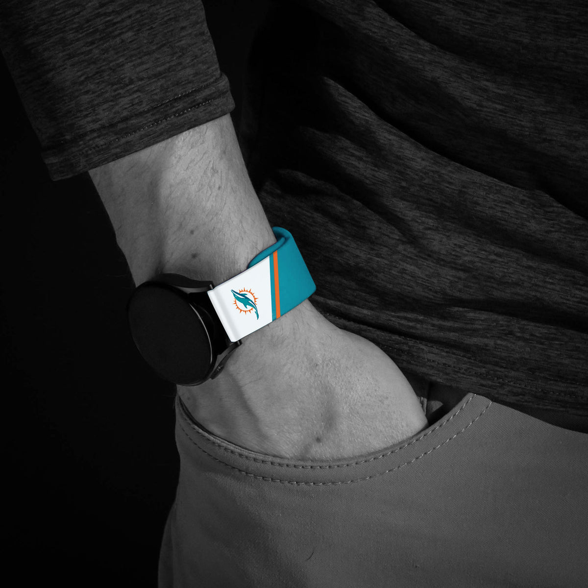 Miami Dolphins HD Champion Series Samsung Galaxy Watch Band