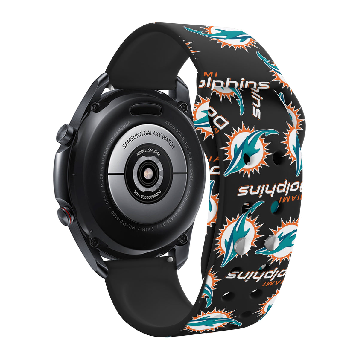 Game Time Miami Dolphins HD Watch Band