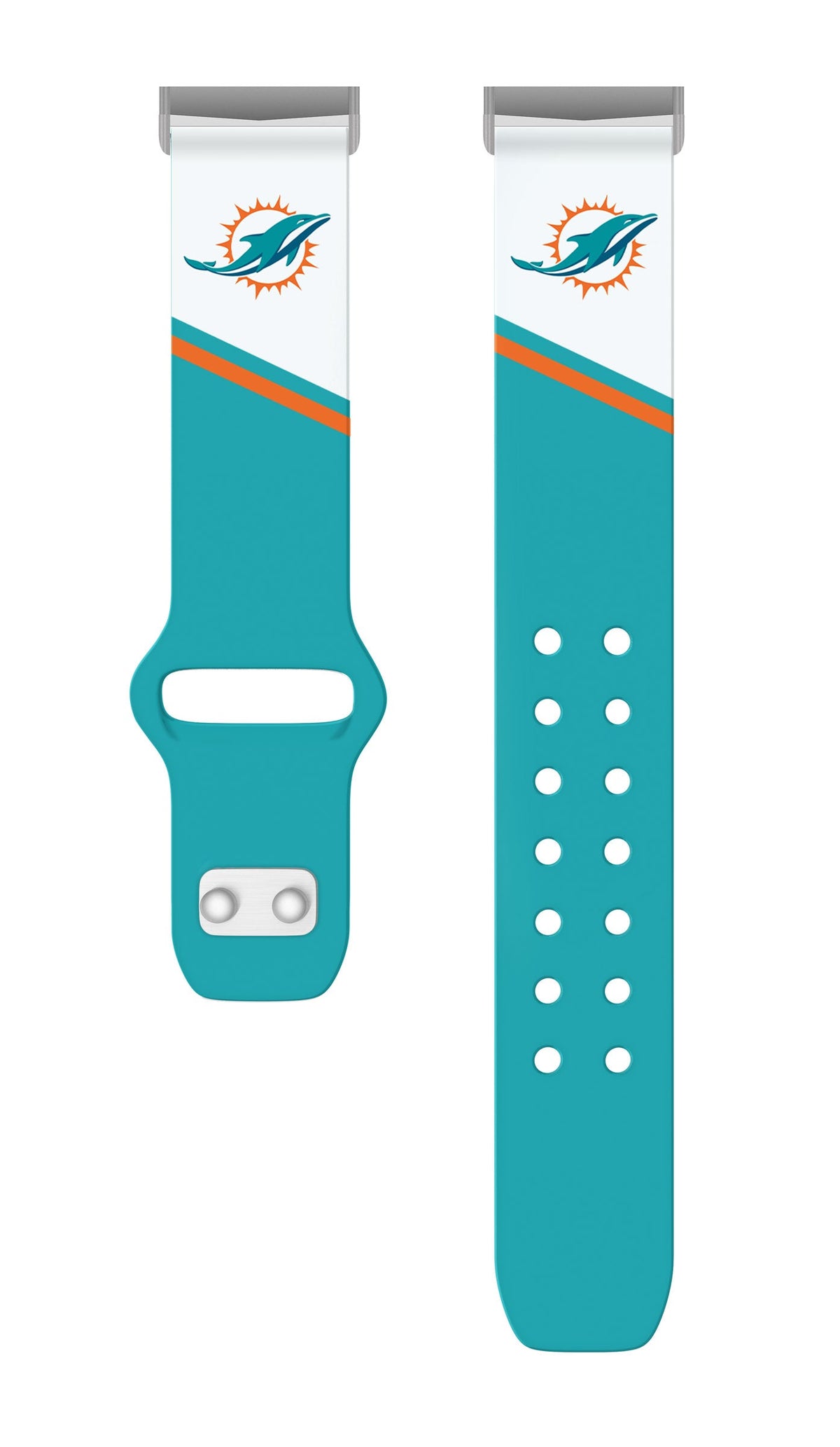 Miami Dolphins HD Champion Series Fitbit Versa 3 &amp; Sense Watch Band