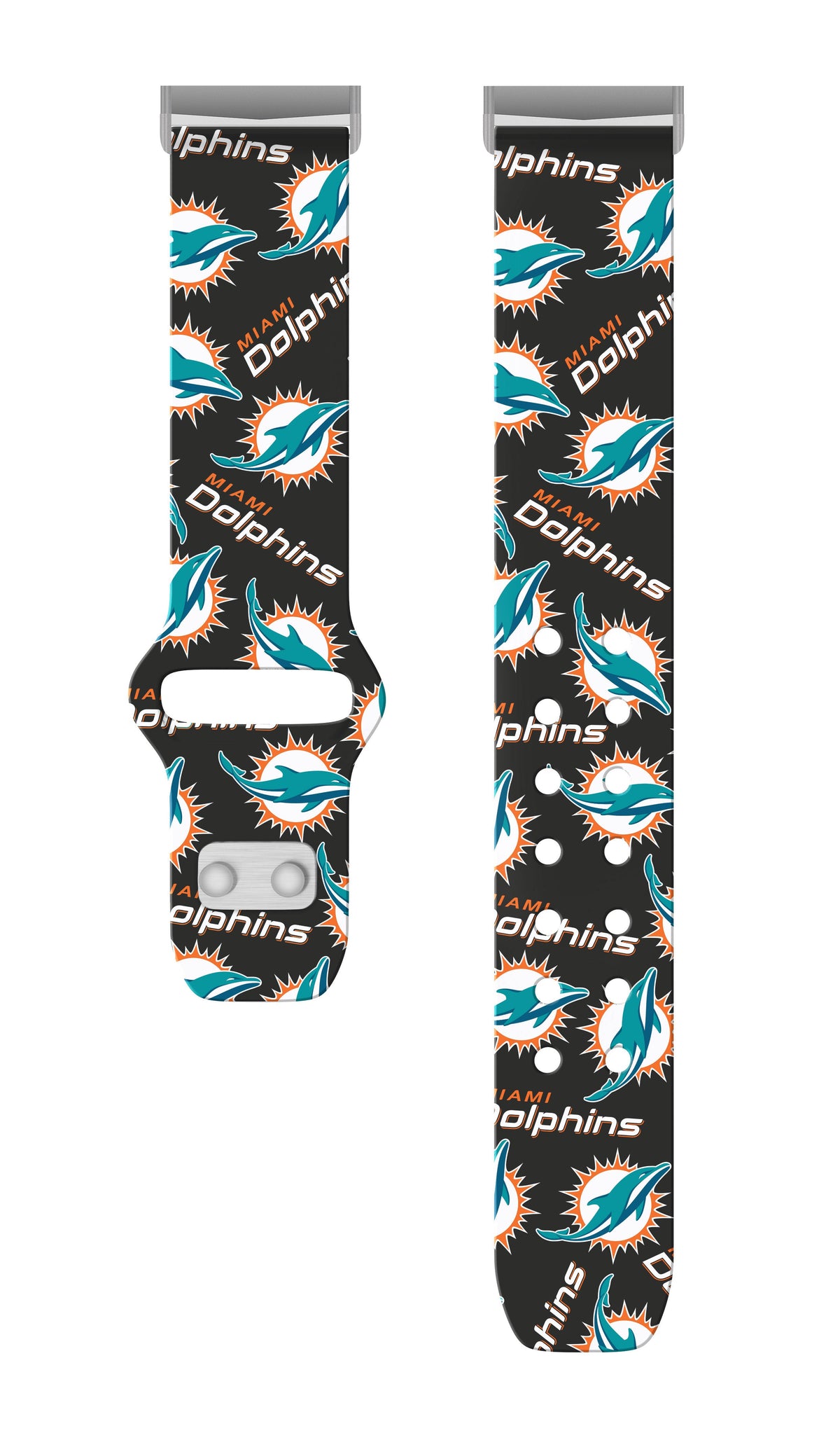 Miami Dolphins HD Fitbit Versa 3 and Sense Watch Band