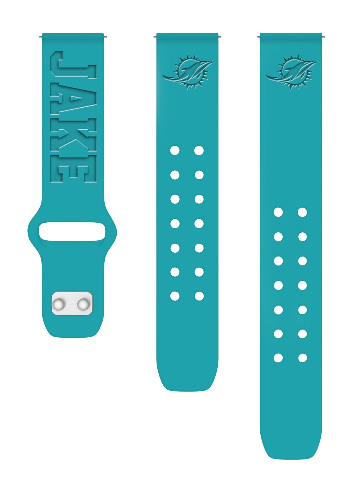 Miami Dolphins Custom Engraved Samsung Galaxy Watch Band