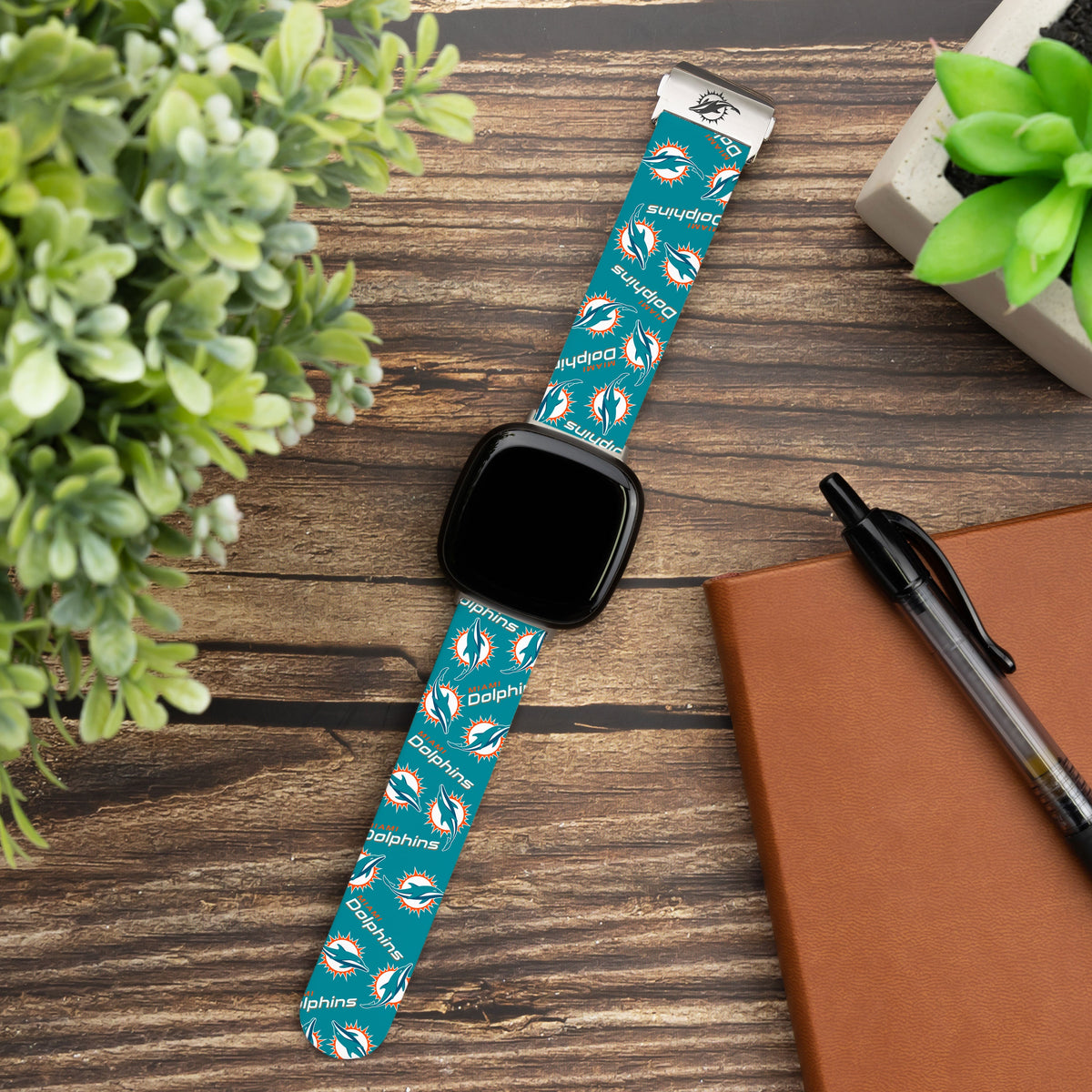 Miami Dolphins Signature Series FitBit Watch Band