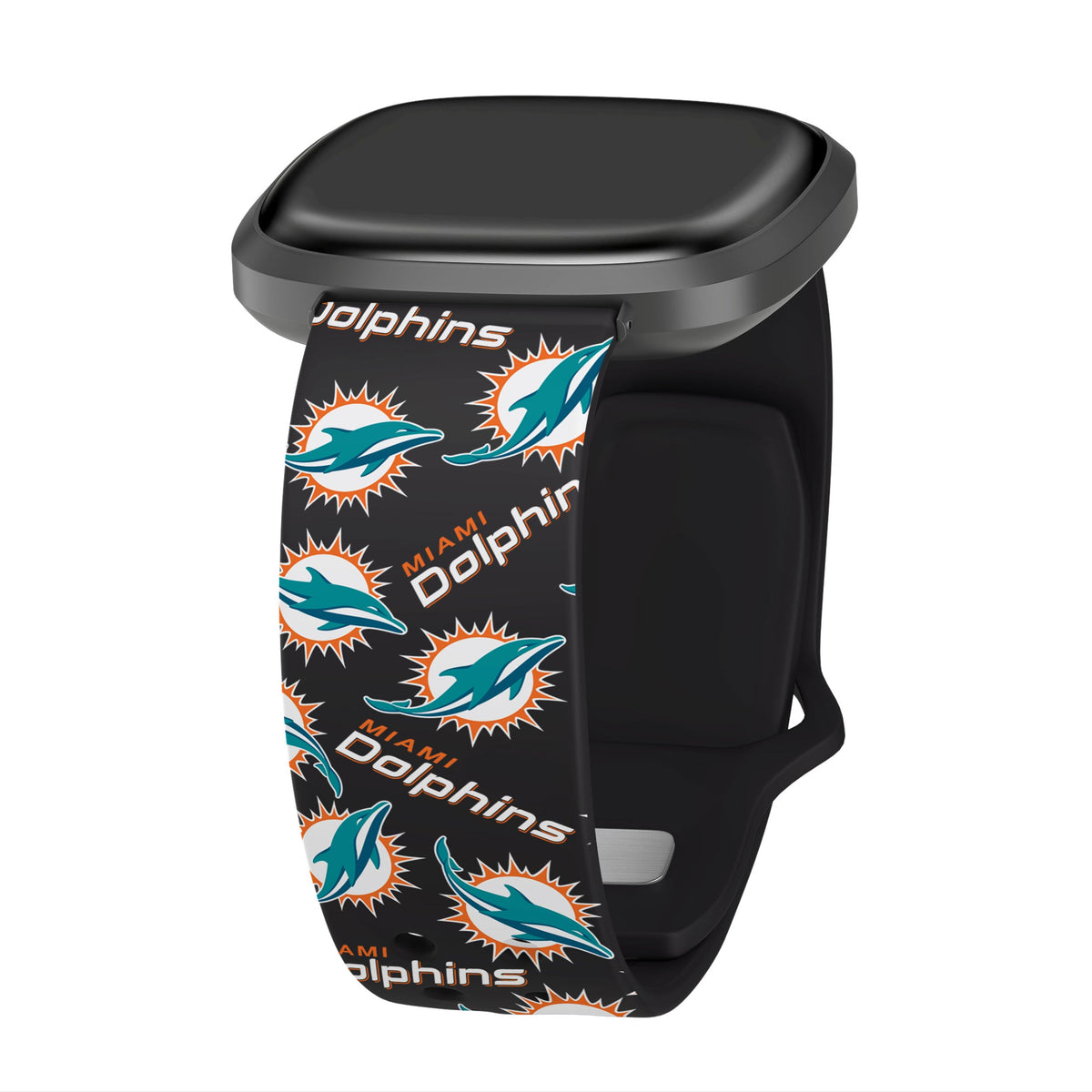 Miami Dolphins HD Fitbit Versa 3 and Sense Watch Band