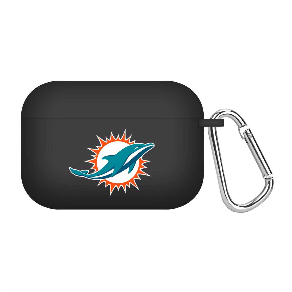 Miami Dolphins Custom Name HD Apple AirPods Pro Case Cover (Black)