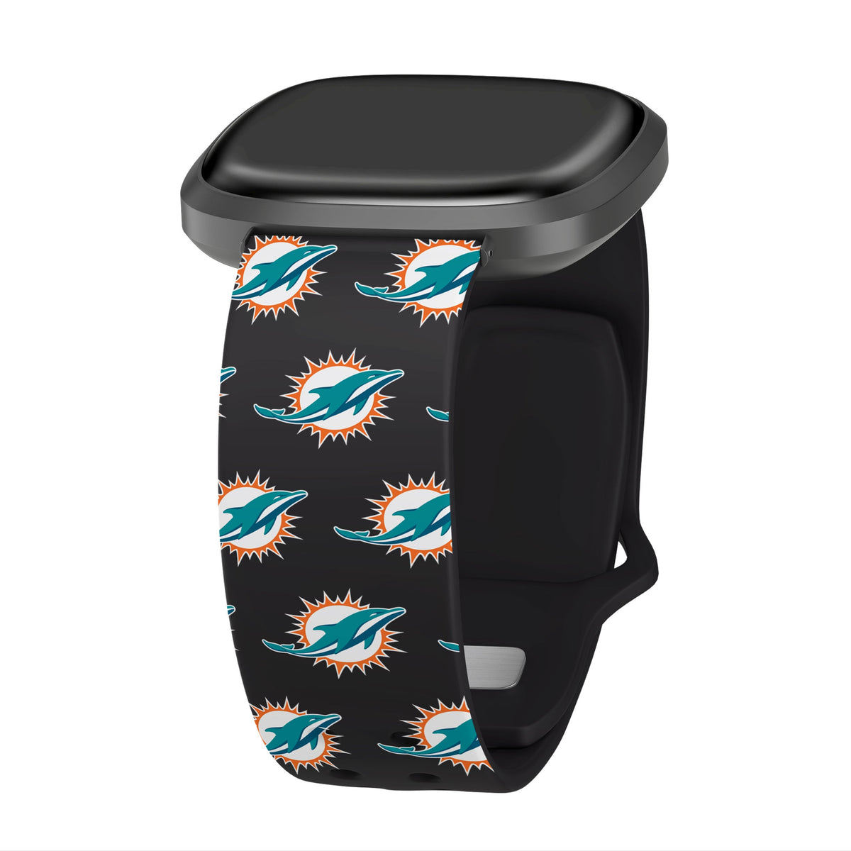 Miami Dolphins HD Fitbit Versa 3 and Sense Watch Band