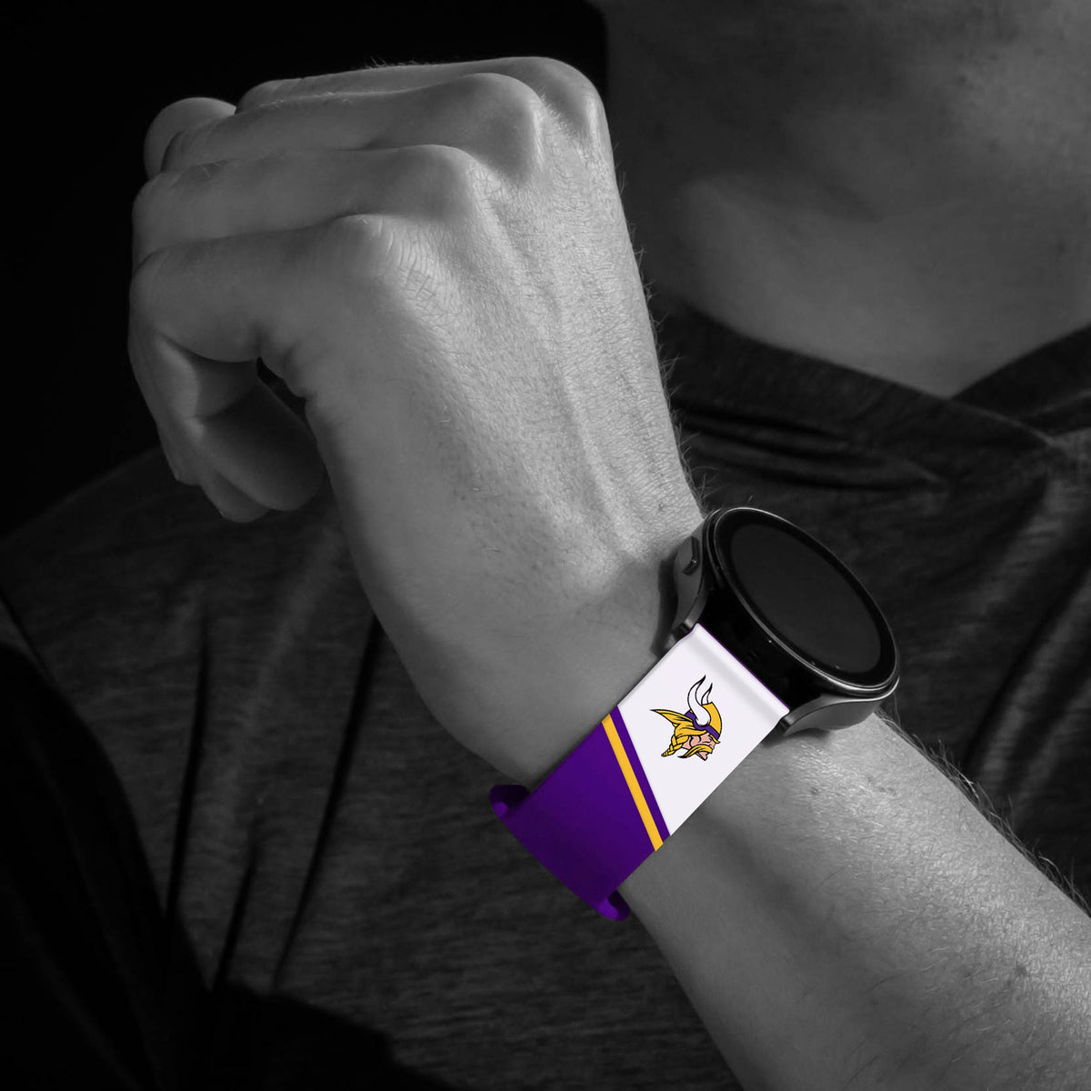 Minnesota Vikings HD Champion Series Samsung Galaxy Watch Band