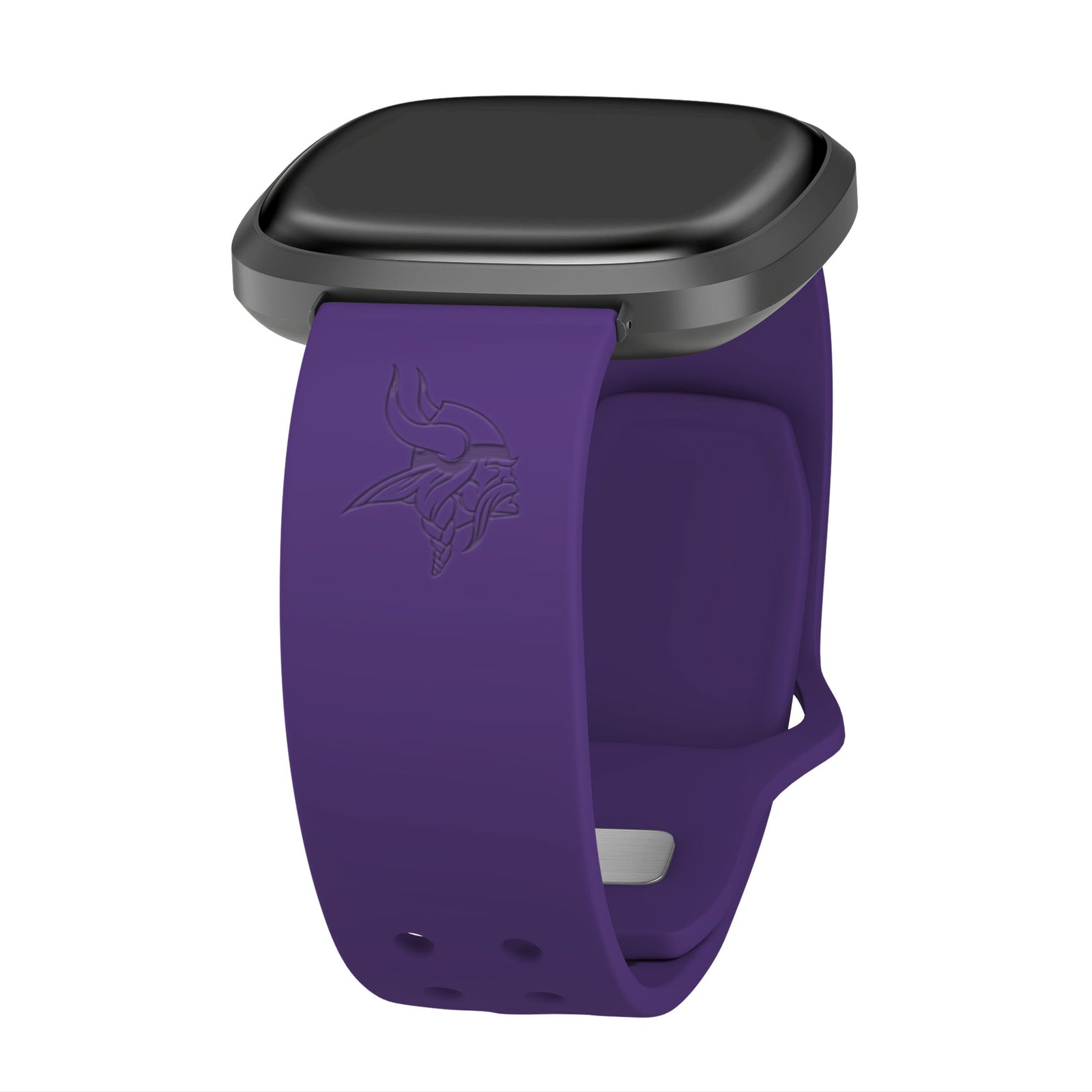 Game Time Minnesota Vikings Engraved Silicone Sport Fitbit Versa 3 & Sense 1 Watch Band