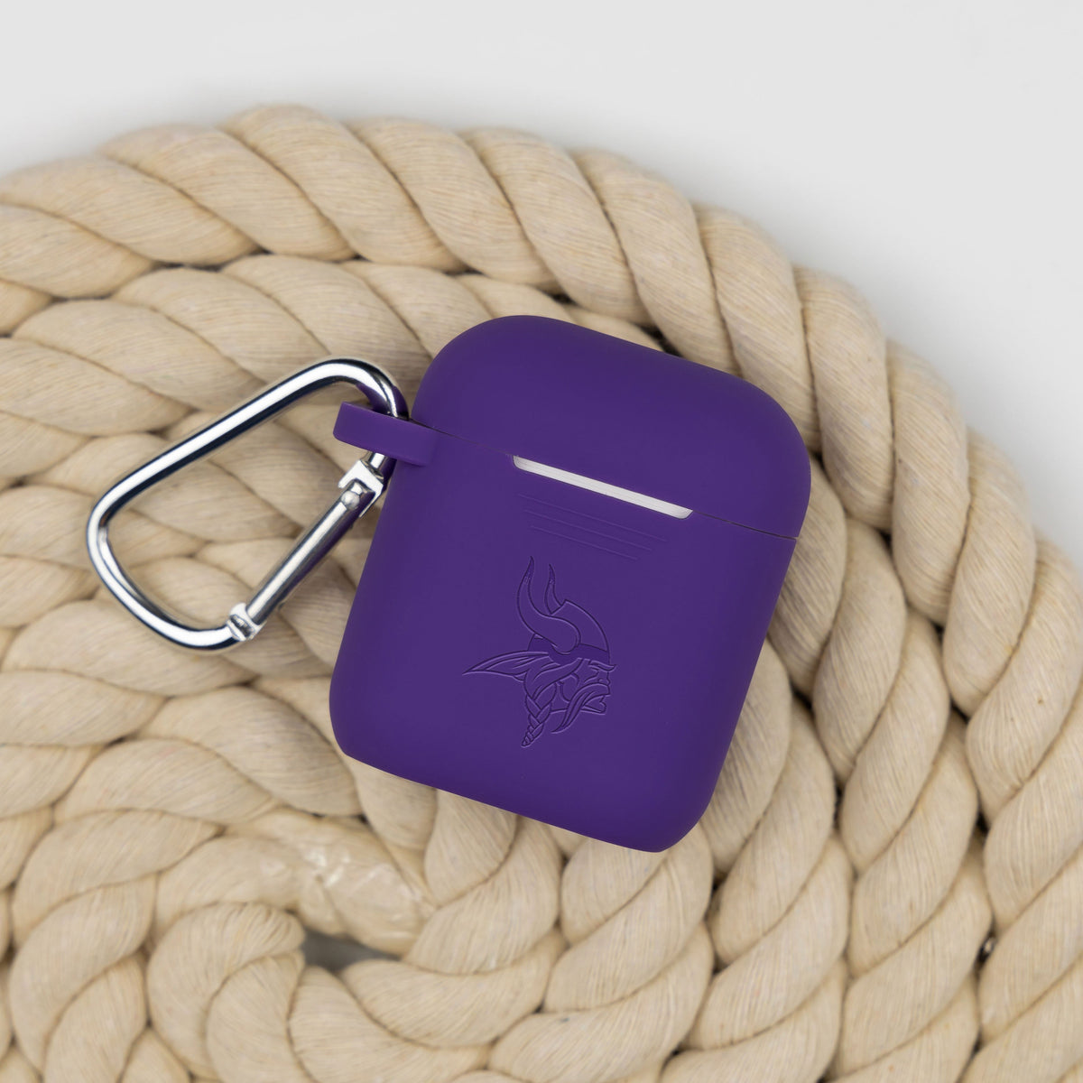 Game Time Minnesota Vikings Engraved Silicone AirPods Gen 1 &amp; 2 Case Cover