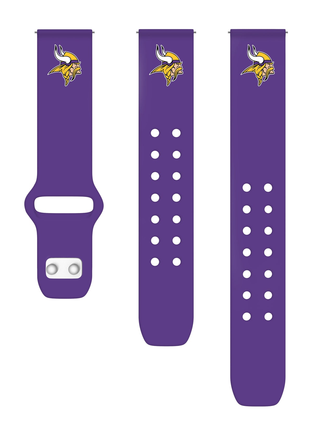 Minnesota Vikings Quick Change Silicone Watchband - Game Time Bands