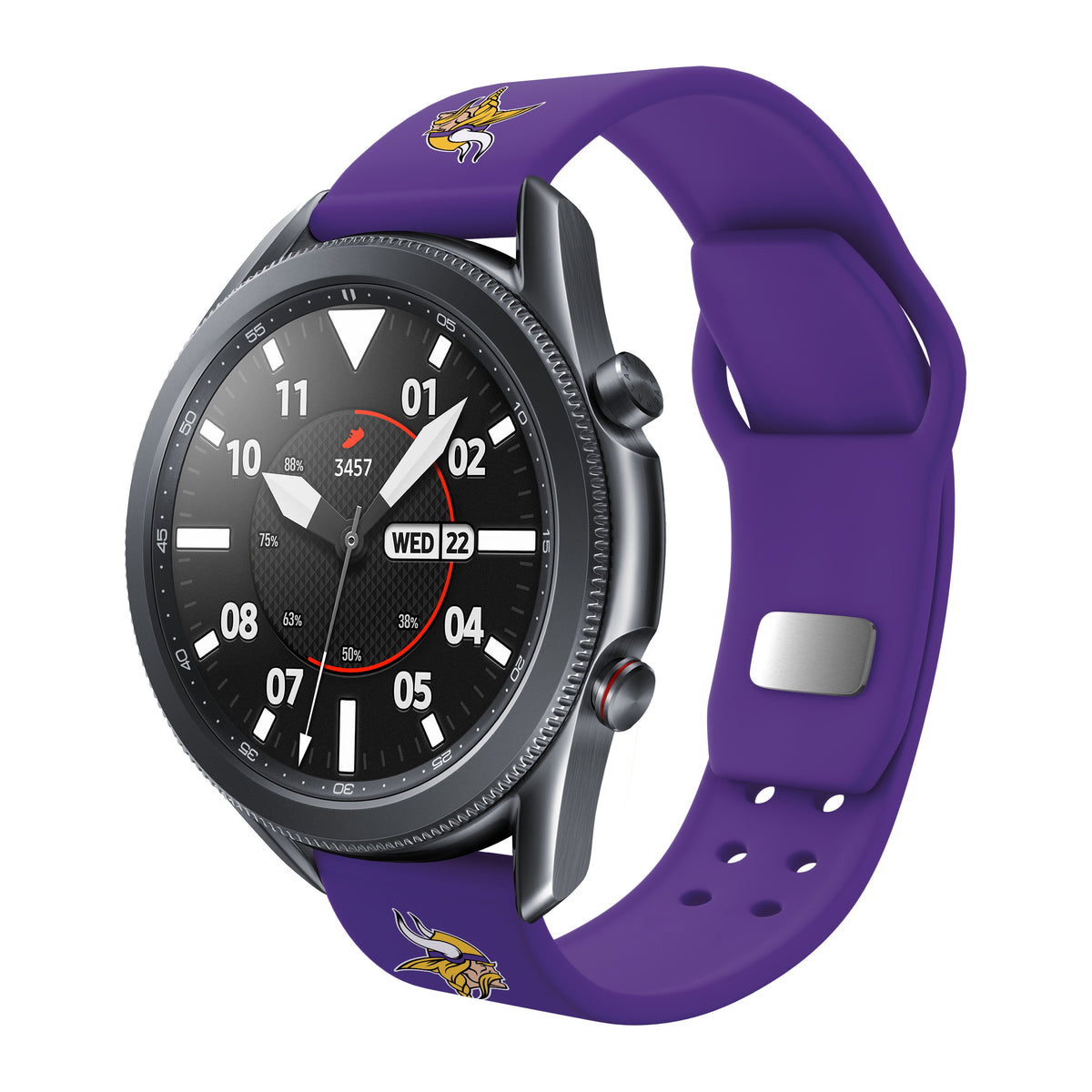 Minnesota Vikings Quick Change Silicone Watchband - Game Time Bands