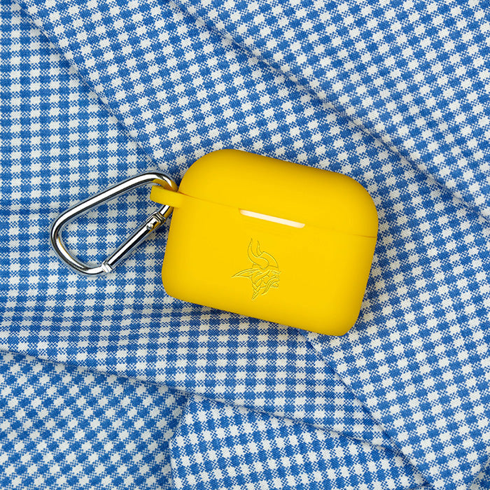 Game Time Minnesota Vikings Engraved AirPods Pro 1 &amp; 2 Silicone Case Cover