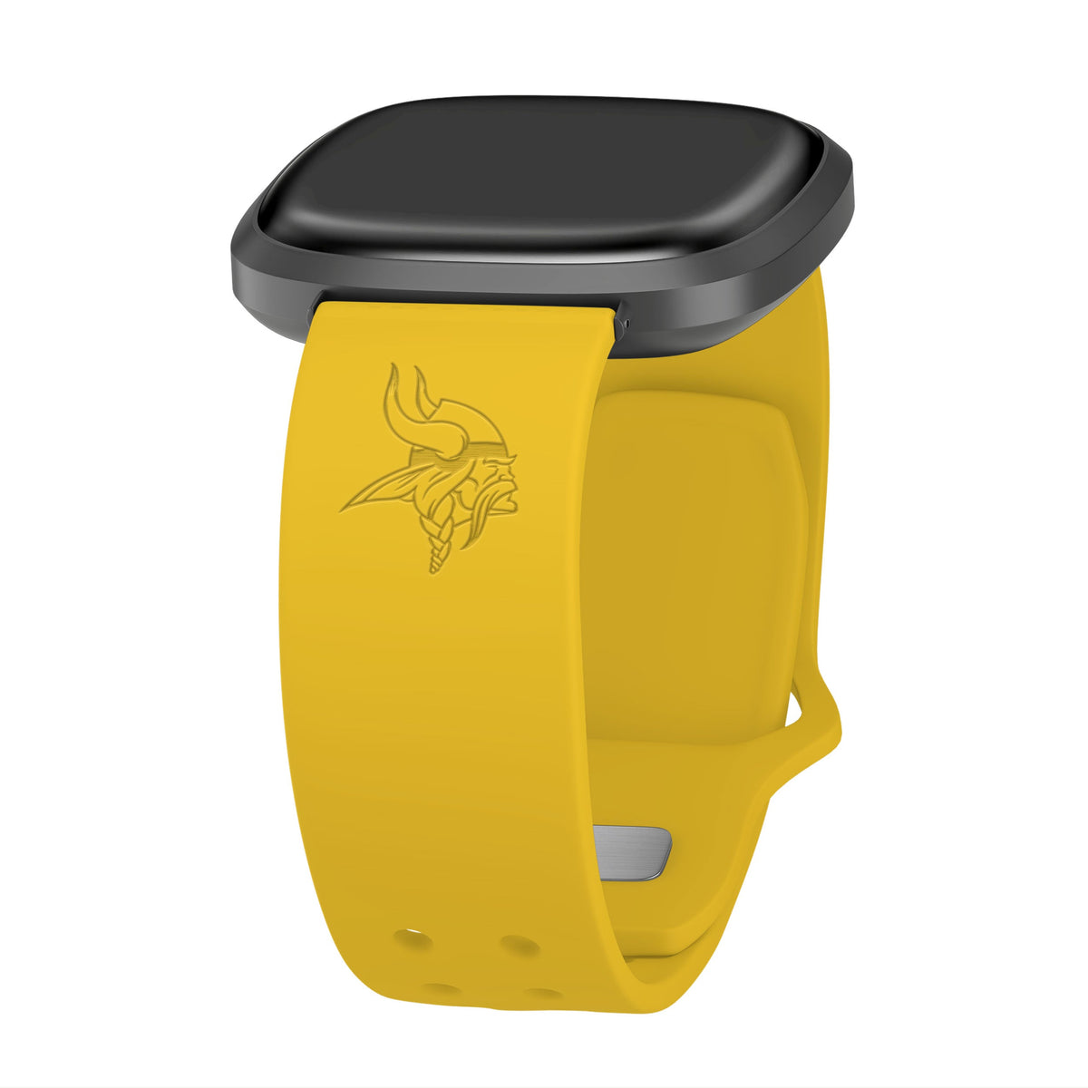 Game Time Minnesota Vikings Engraved Silicone Sport Fitbit Versa 3 &amp; Sense 1 Watch Band