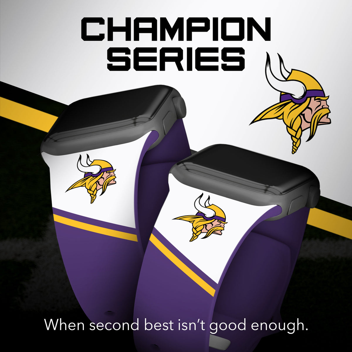 Minnesota Vikings HD Champion Series Apple Watch Band