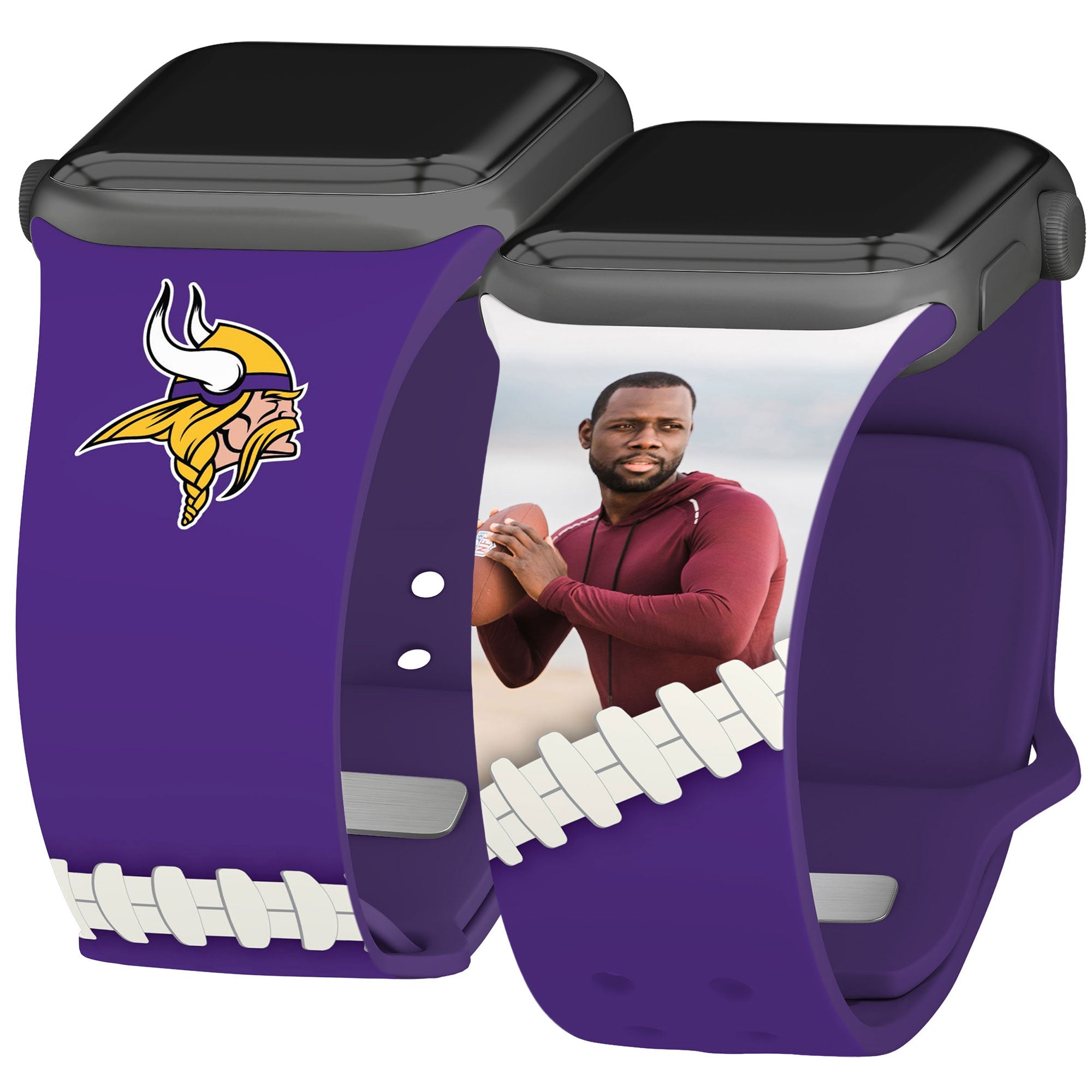 Minnesota Vikings Custom Photo HD Apple Watch Band