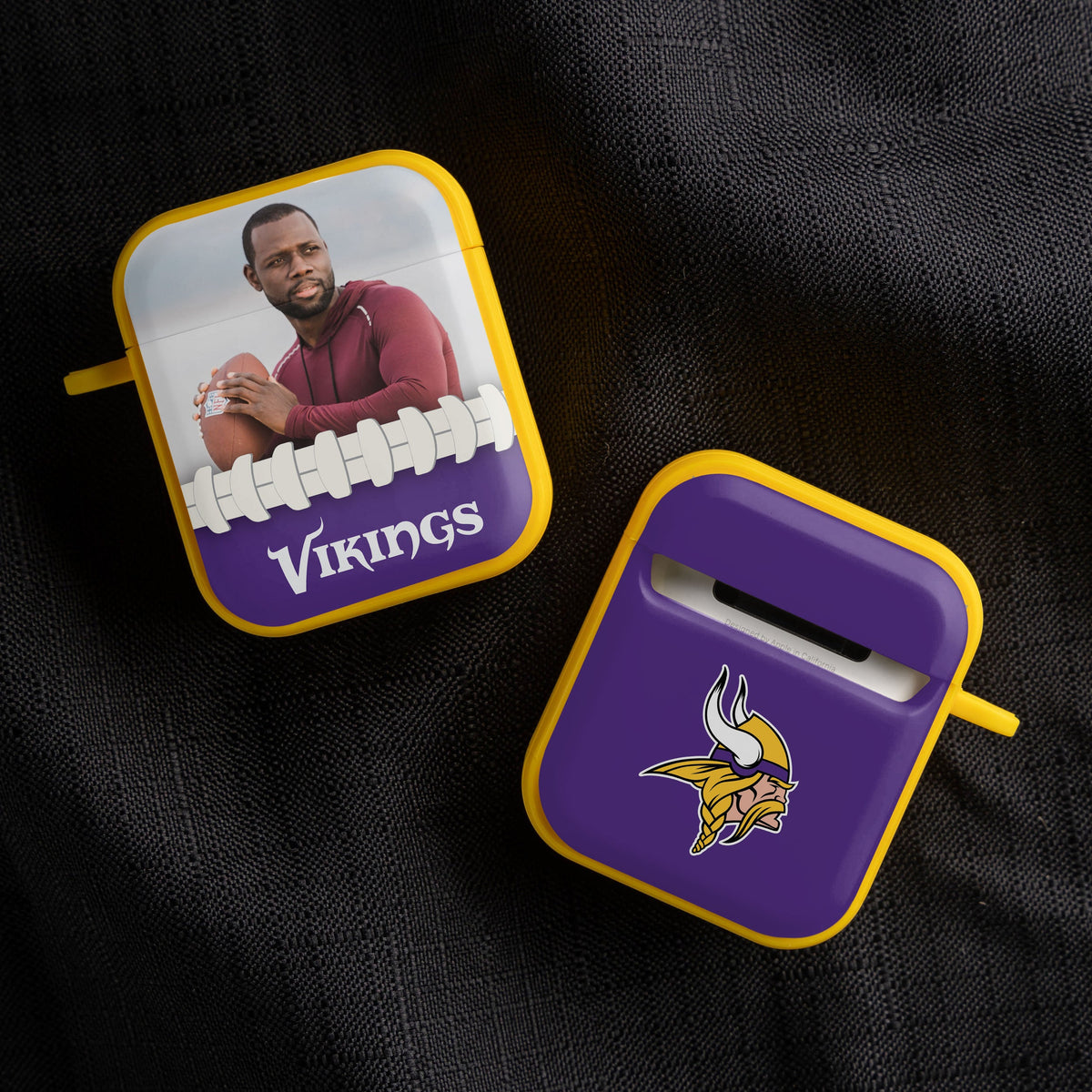 Minnesota Vikings Custom Photo HDX Apple AirPods Gen 1 &amp; 2 Case Cover