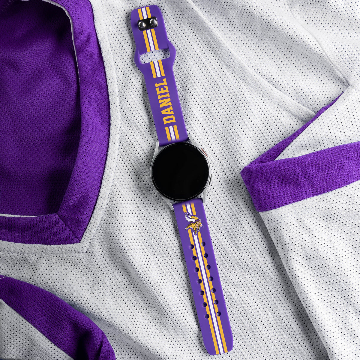 Minnesota Vikings Custom Name HD Watch Band