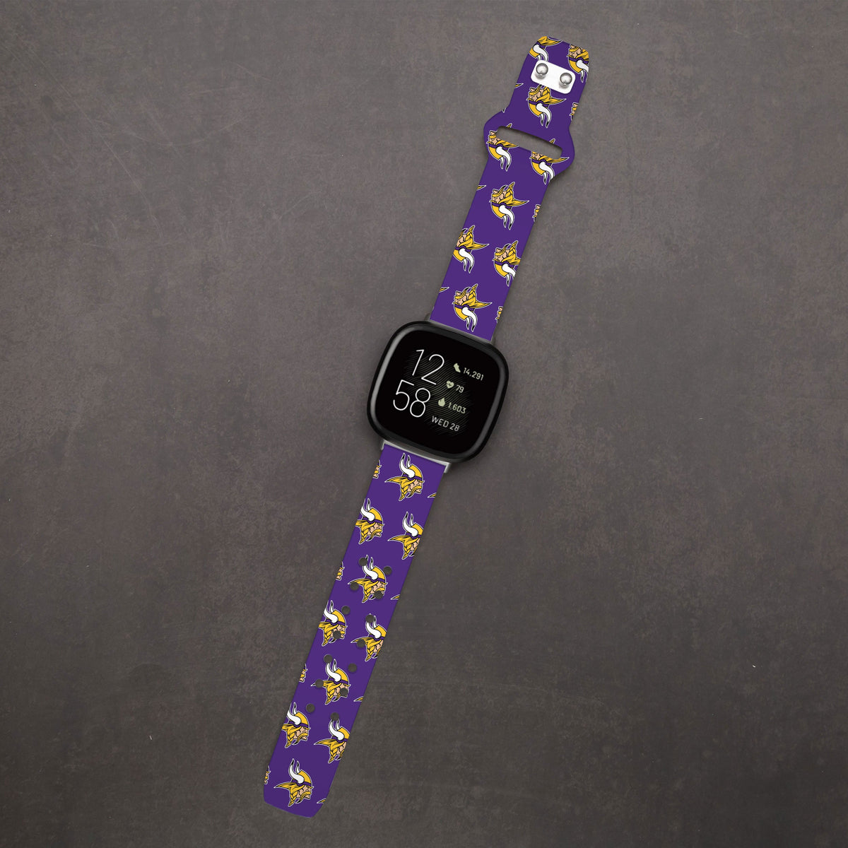 Minnesota Vikings HD Fitbit Versa 3 and Sense 1 Watch Band