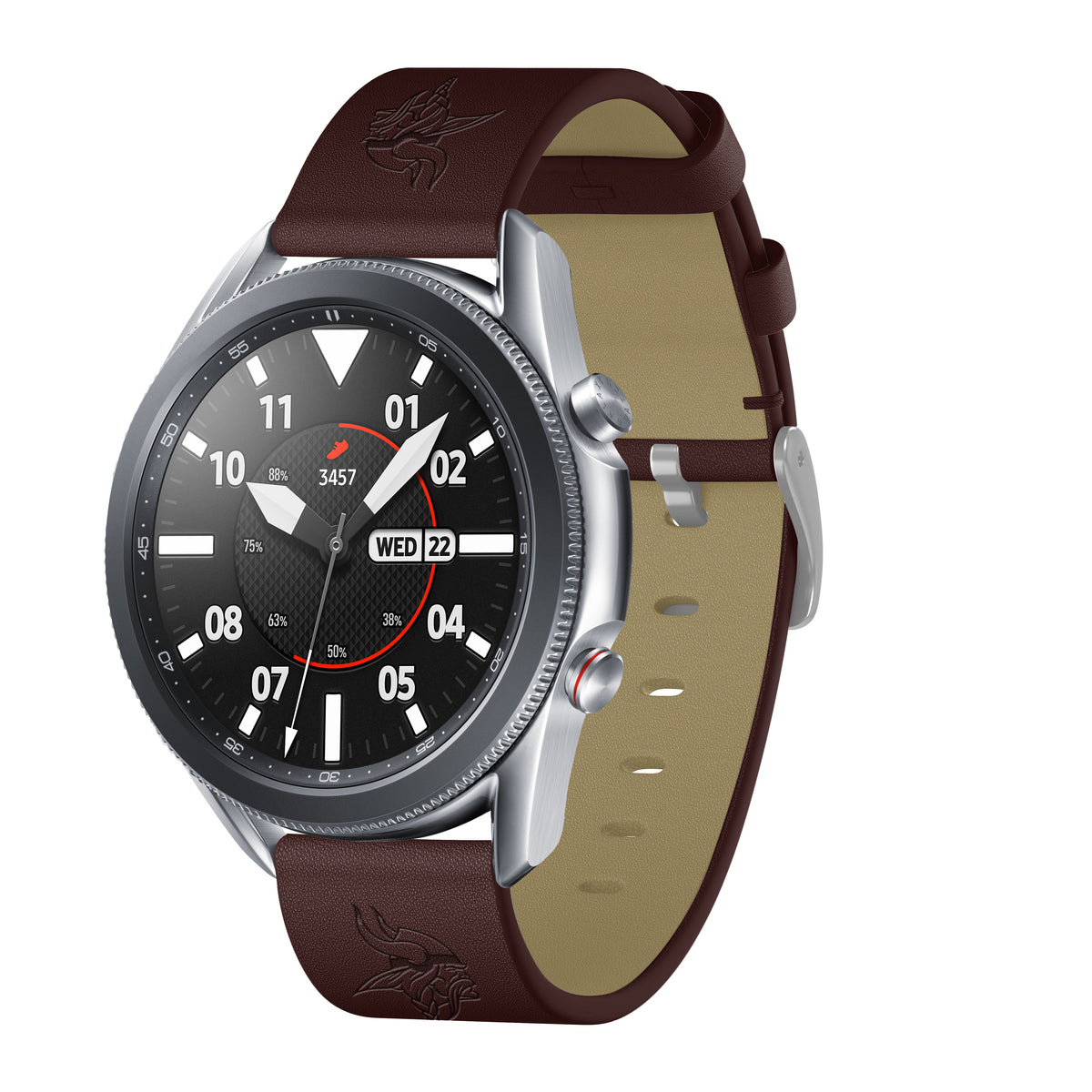 Minnesota Vikings Quick Change Leather Watch Band - USA Sewn - AffinityBands