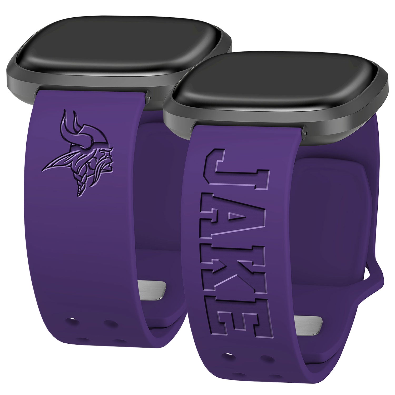 Minnesota Vikings Custom Engraved Fitbit Versa 3 and Sense 1 Watch Band